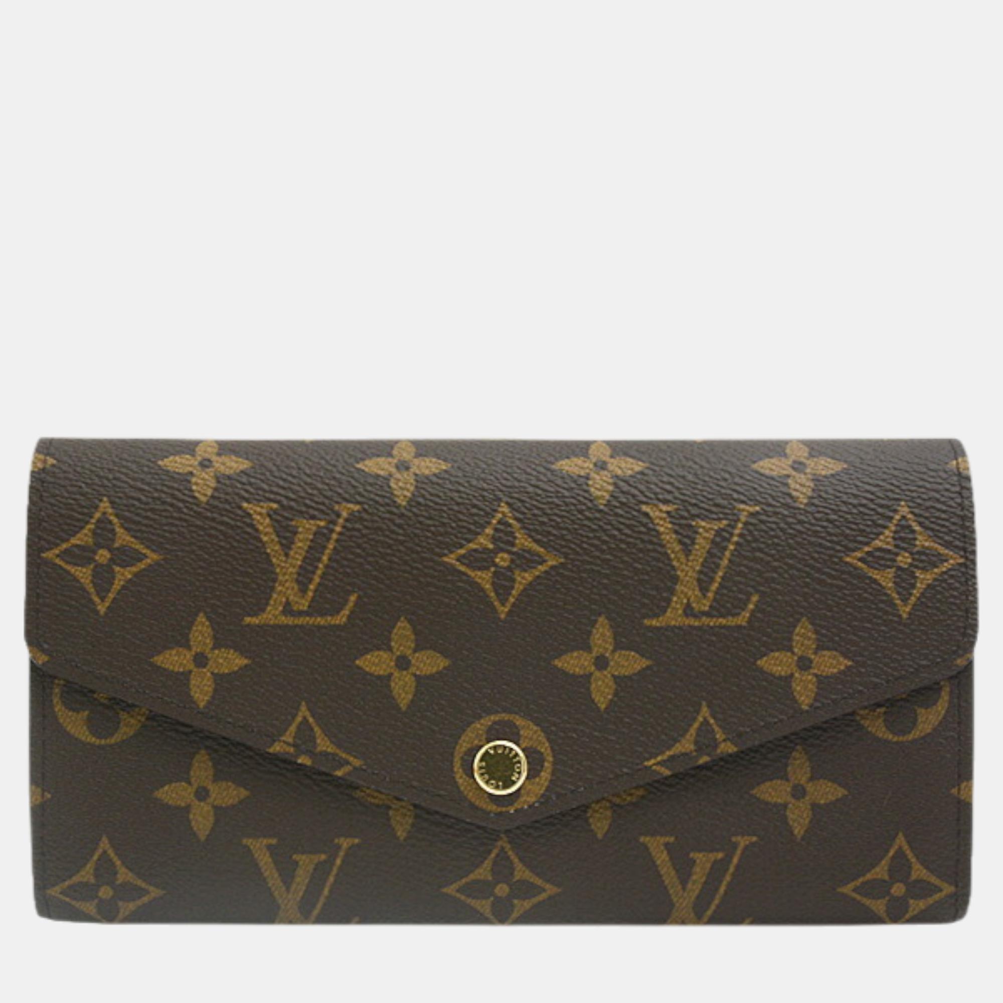 

Louis Vuitton Brown Canvas Coccinelle Monogram Wallet