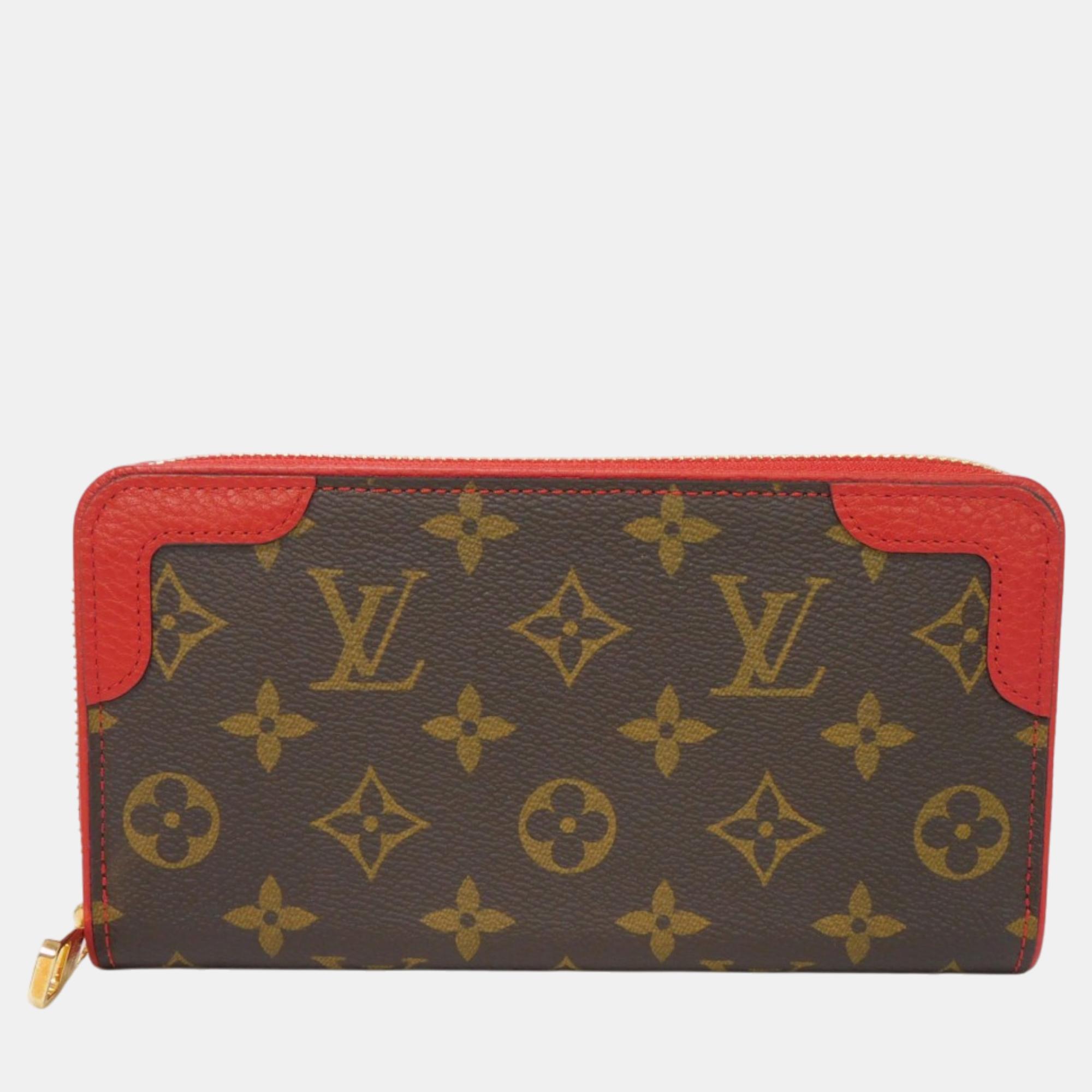 

Louis Vuitton Brown Canvas Zippy Wallet