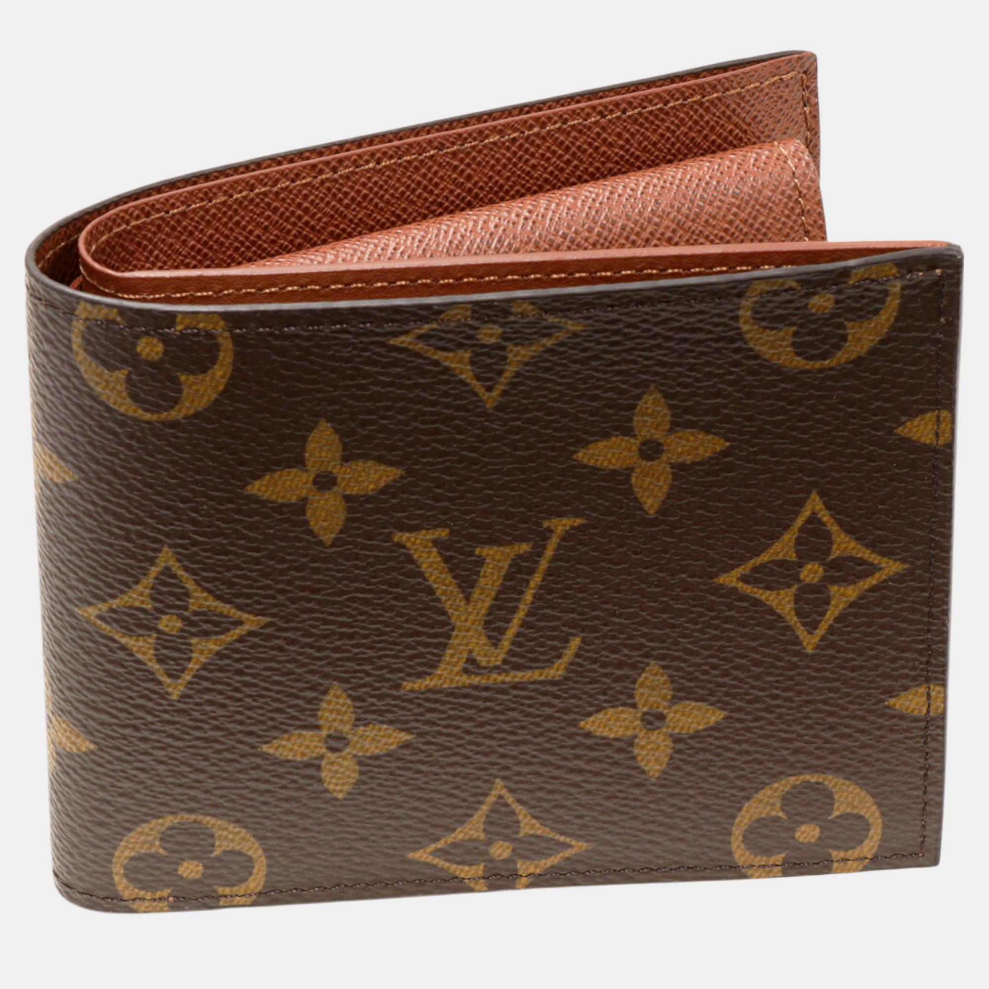 

Louis Vuitton Canvas Monogram Wallet, Brown