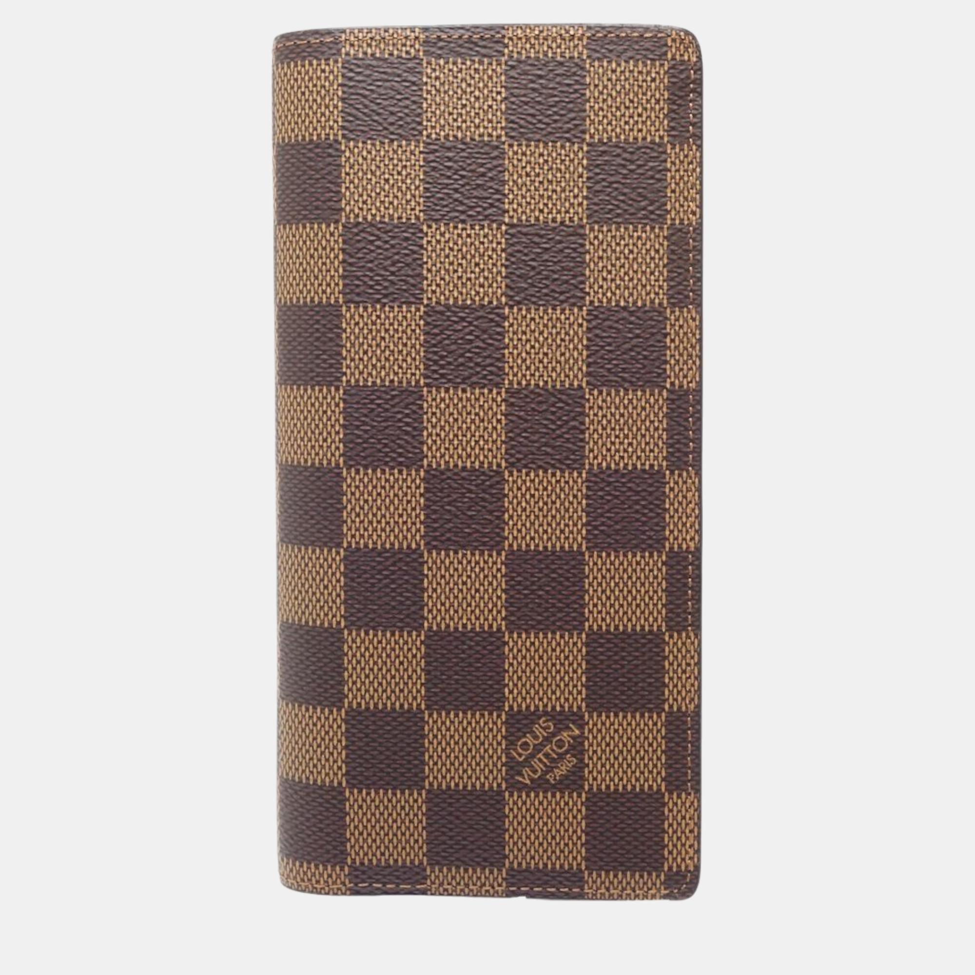 

Louis Vuitton Brown Canvas Damier Canvas Wallet