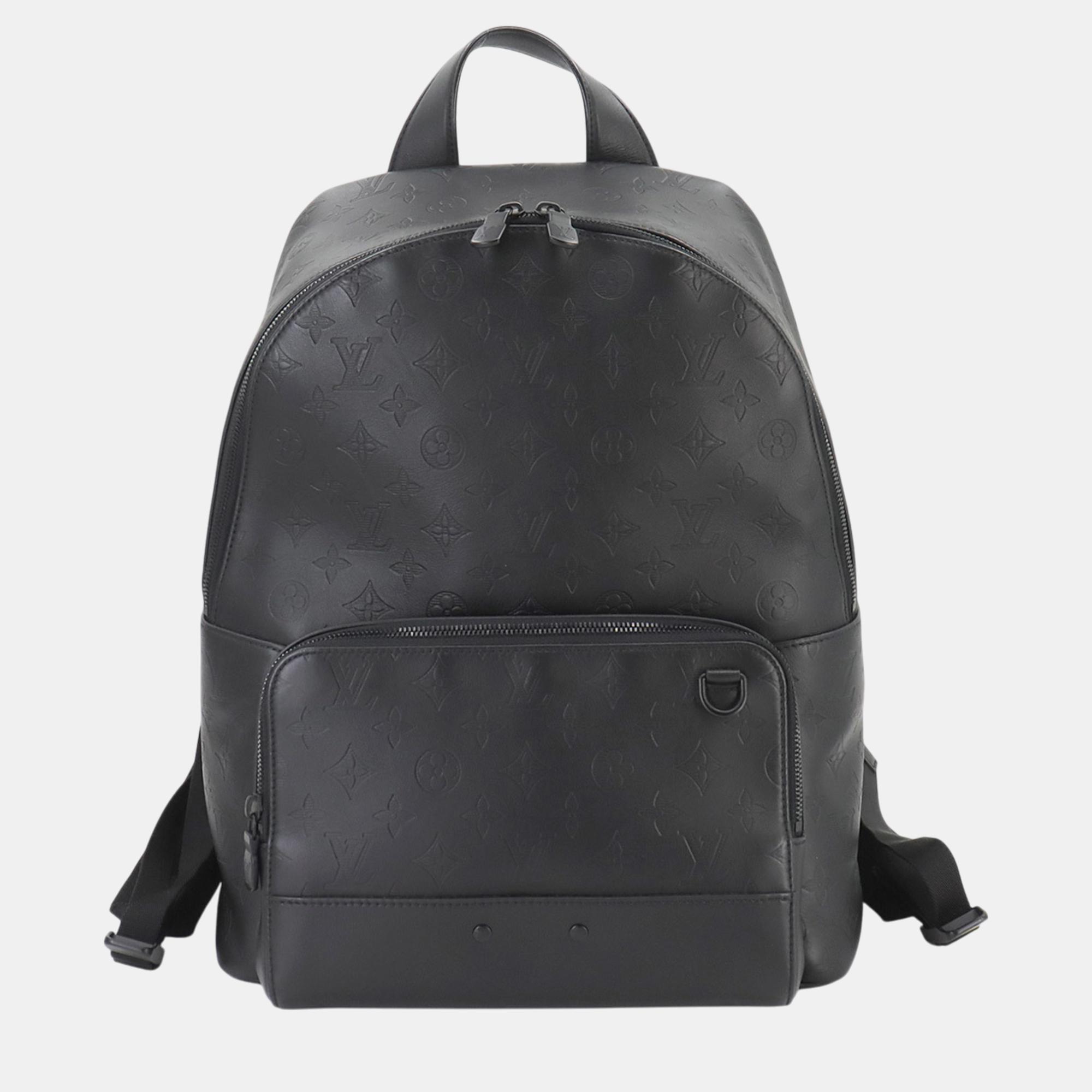 

Louis Vuitton Leather Black Monogram Shadow Racer Backpack