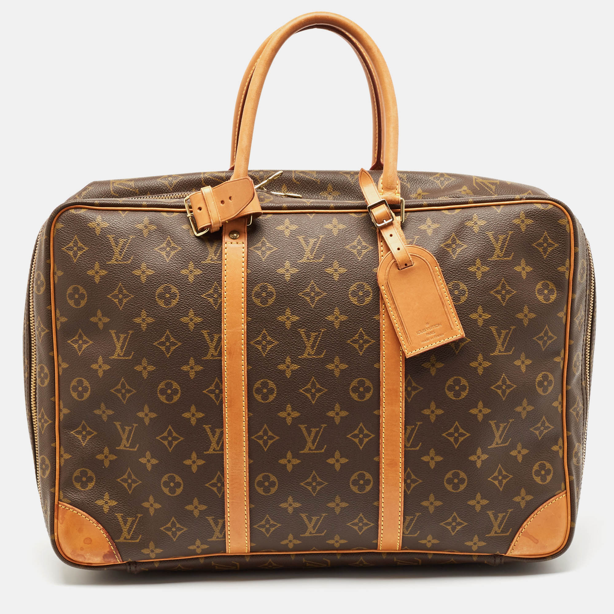 

Louis Vuitton Monogram Canvas Sirius 45 Soft Suitcase, Brown