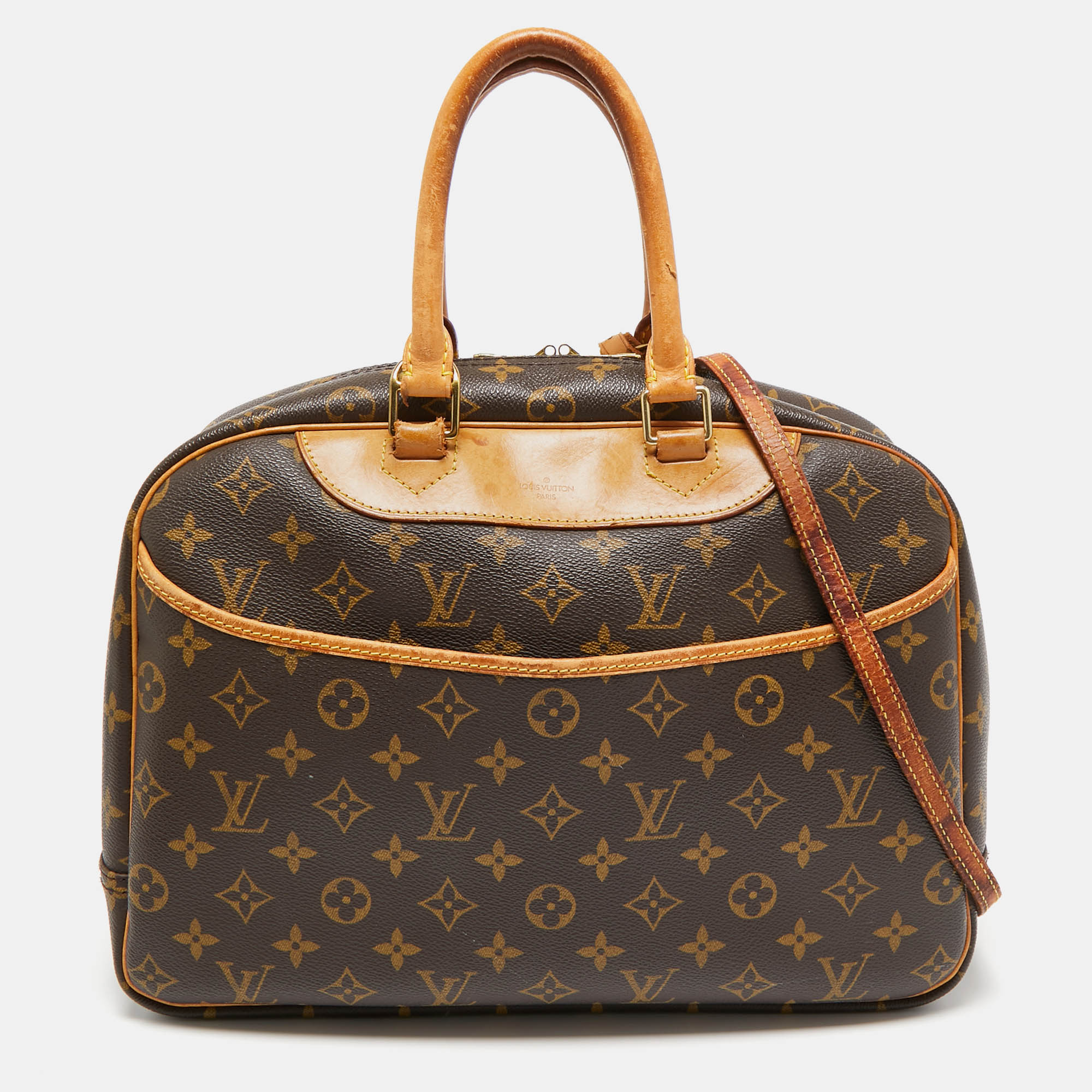 

Louis Vuitton Monogram Canvas Deauville Bag, Brown