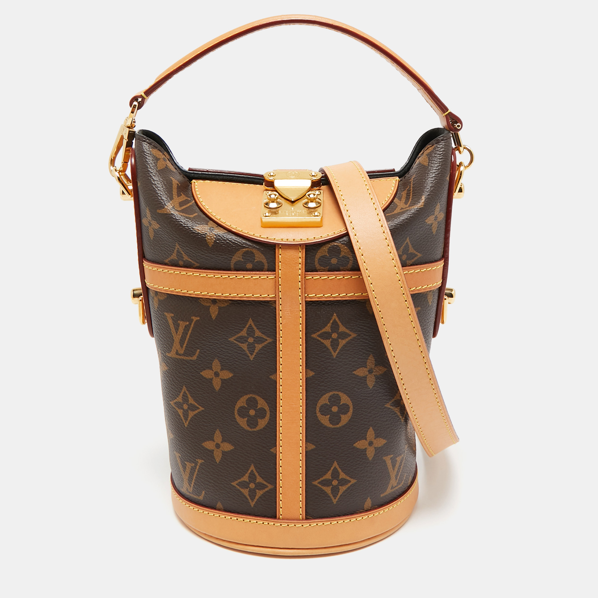 

Louis Vuitton Monogram Canvas and Leather Duffle Bag, Brown