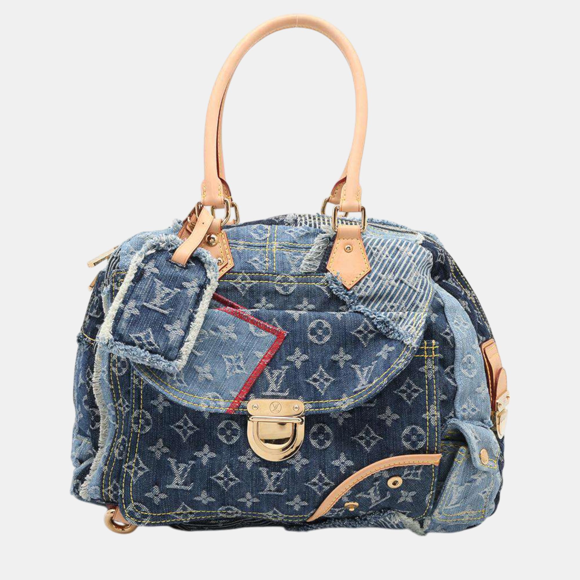 

Louis Vuitton Blue Monogram Denim Bowery Bag