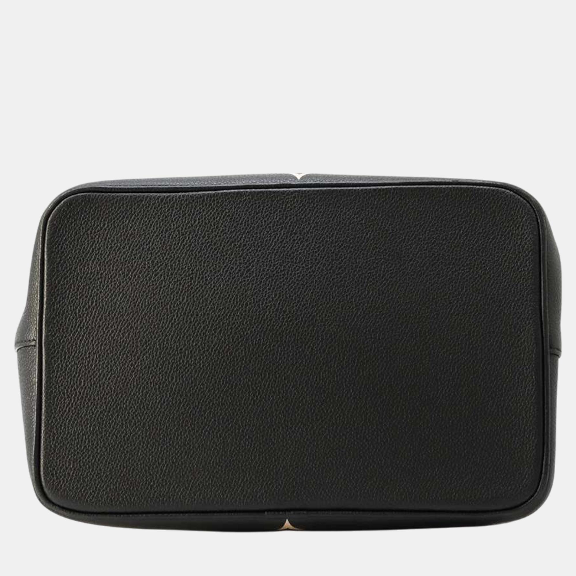 Louis Vuitton Noir/Beige Bicolor Monogram Empreinte Leather Neonoe Bag Size Mm 