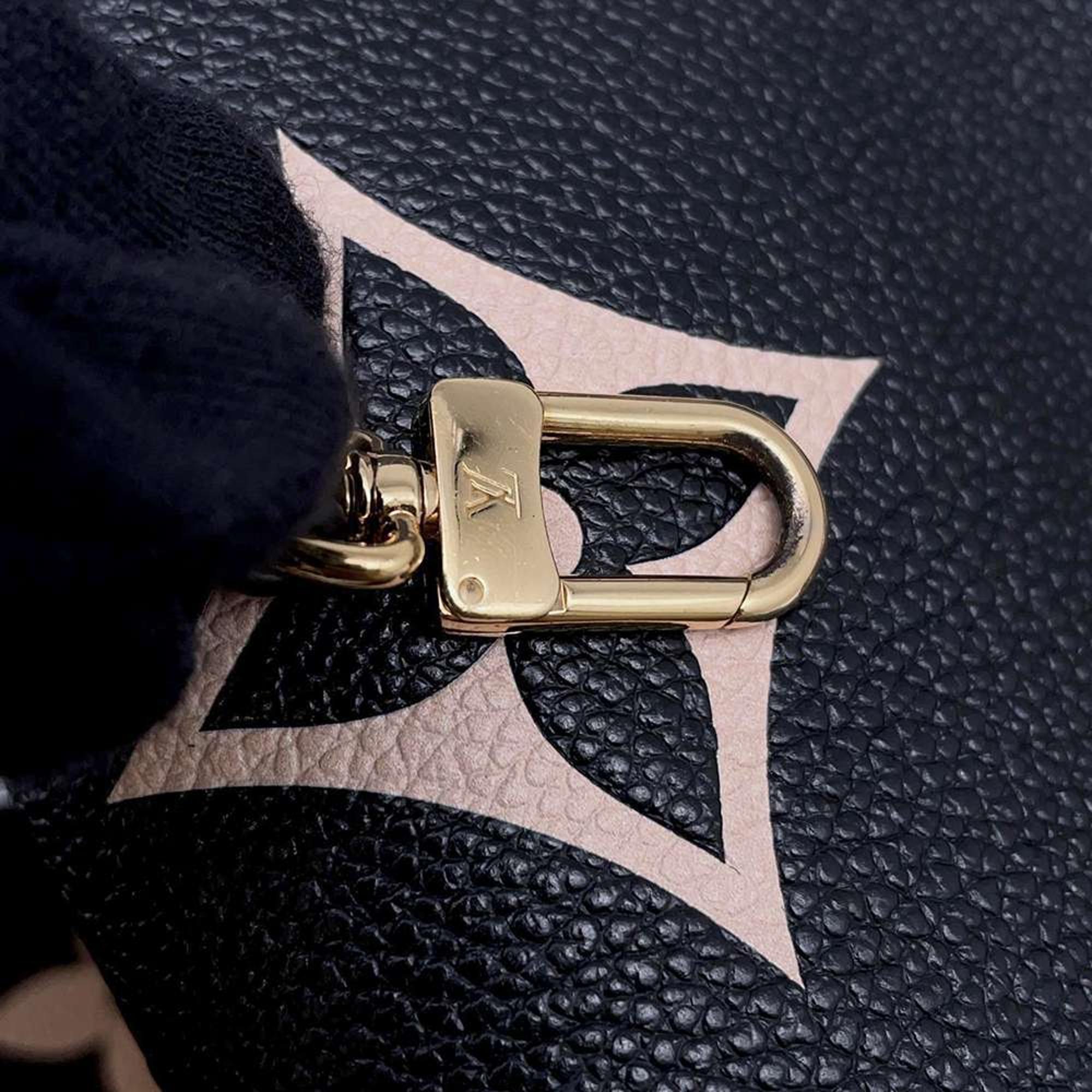 Louis Vuitton Noir/Beige Bicolor Monogram Empreinte Leather Neonoe Bag Size Mm 