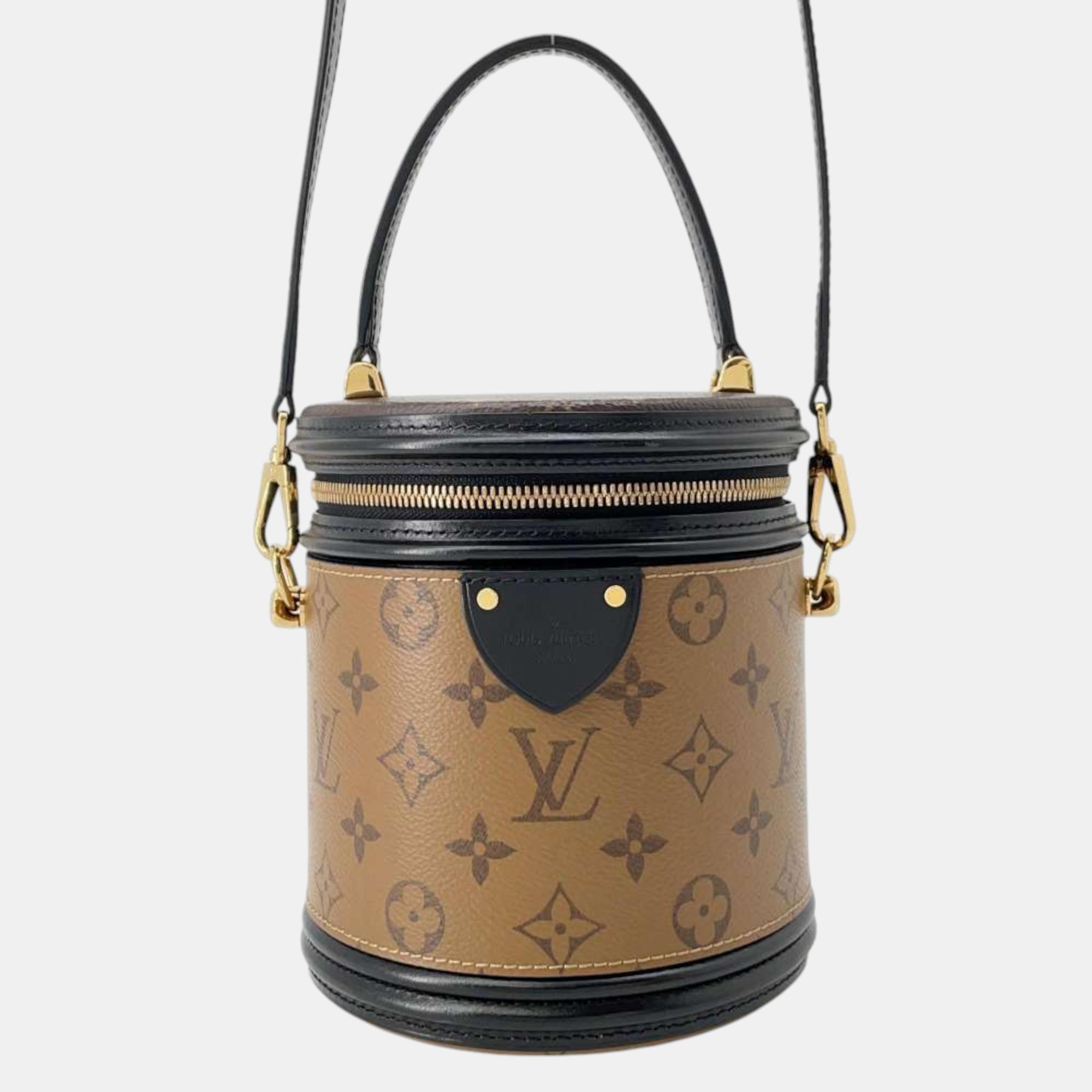 

Louis Vuitton Noir Monogram Reverse Canvas Cannes bag, Brown