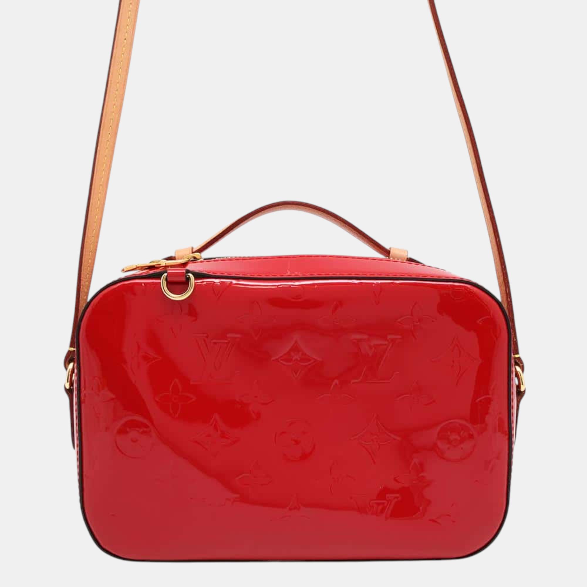 

Louis Vuitton Cerise Monogram Vernis Leather Santa Monica bag, Red