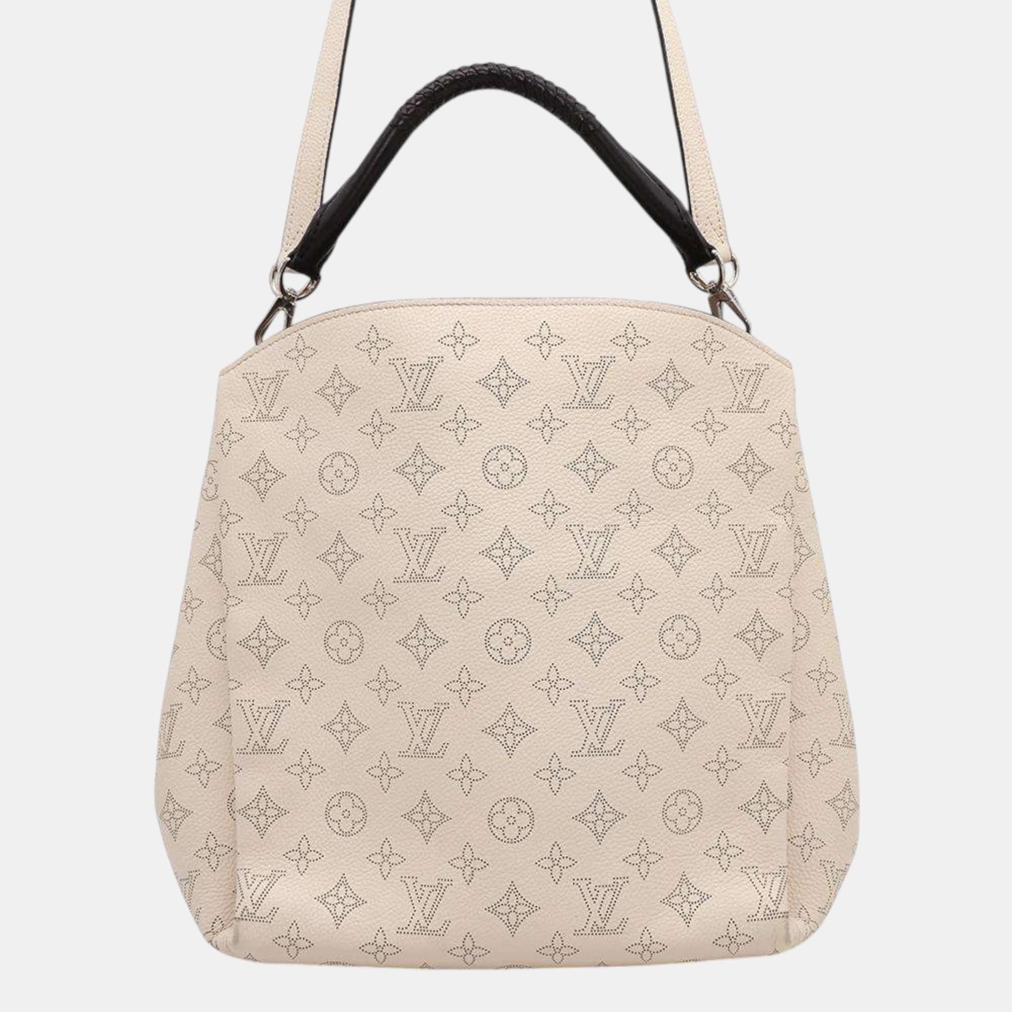 

Louis Vuitton Ivoire Monogram Mahina Babylone bag Size Pm, Beige