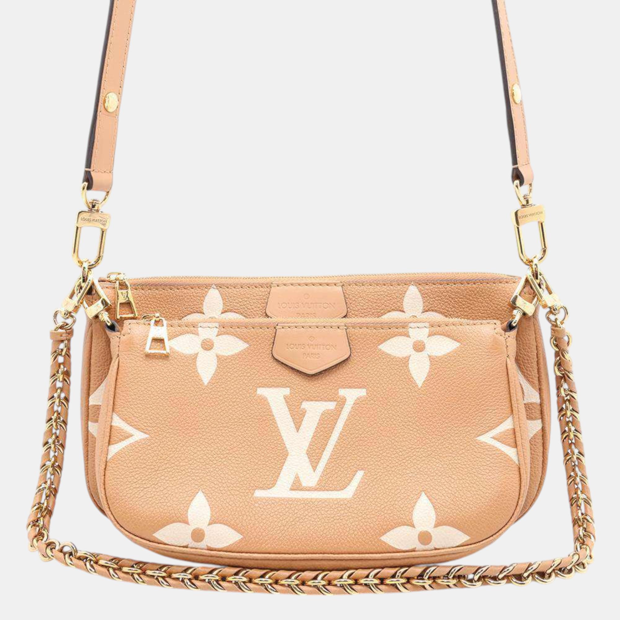 

Louis Vuitton Arizona/Beige Monogram Empreinte Leather Multi Pochette Accessoires bag