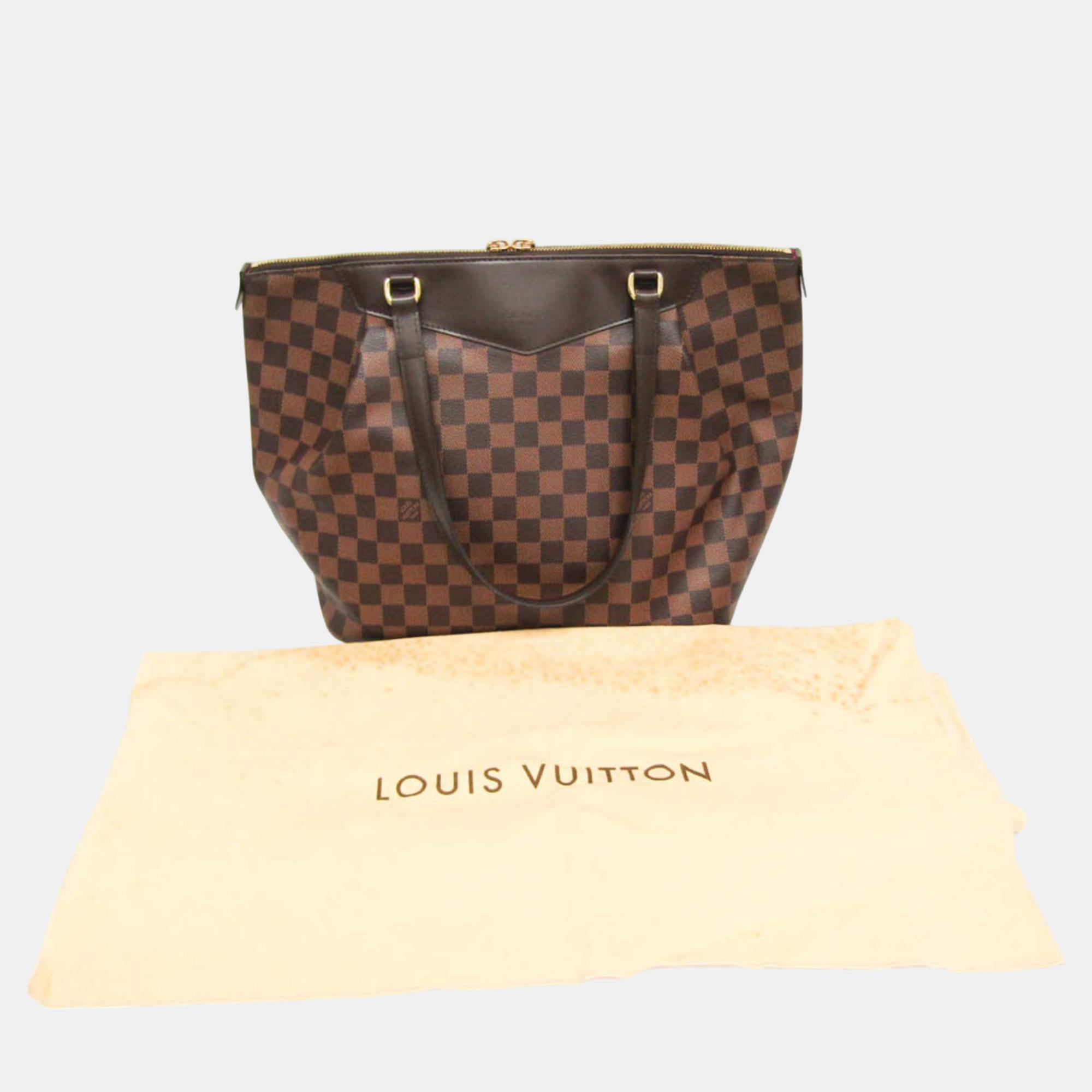 Louis Vuitton Ebene Damier Westminster GM Tote Bag 