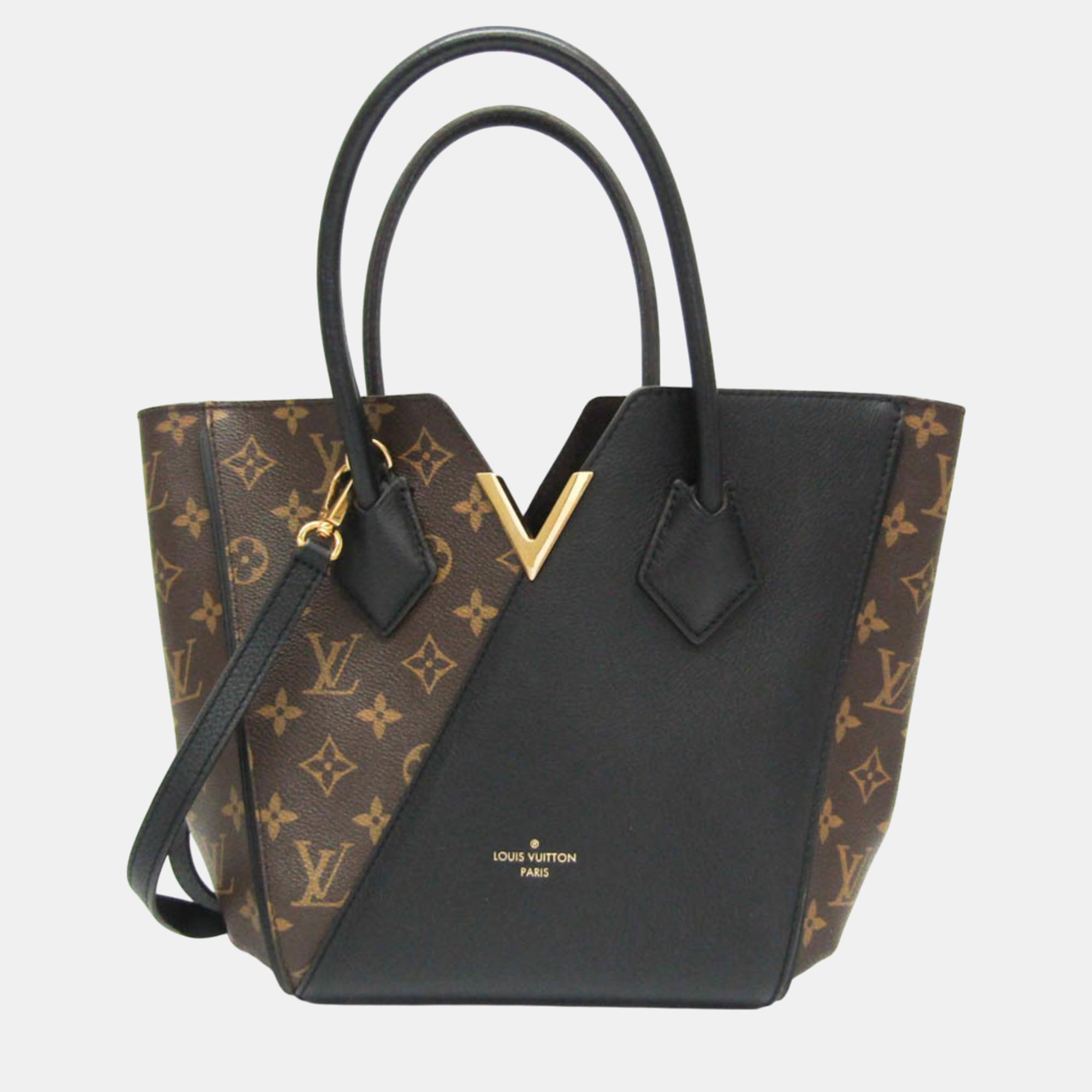 

Louis Vuitton Noir Monogram Kimono PM Handbag, Black