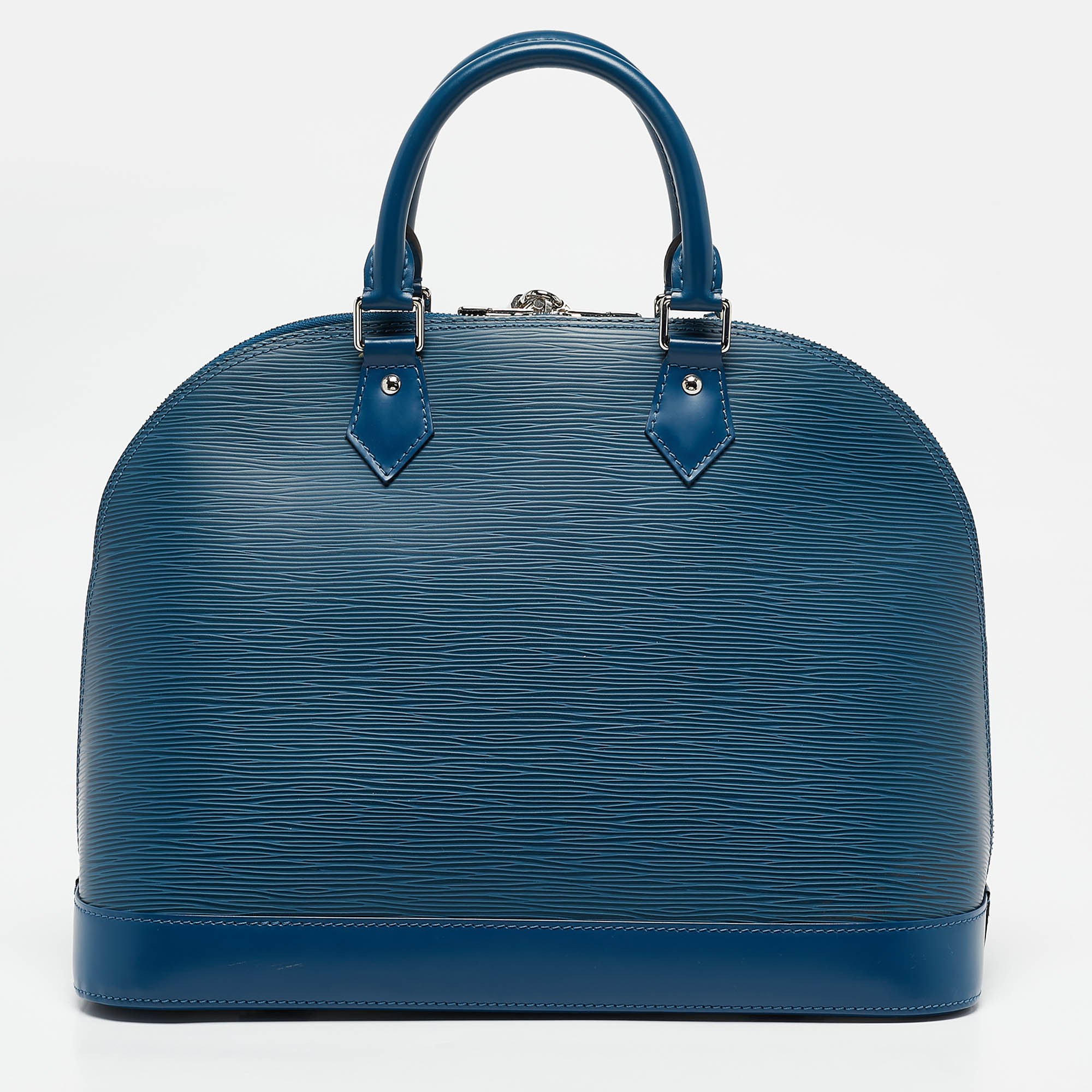 Louis Vuitton Saphir Epi Leather Alma MM Bag 
