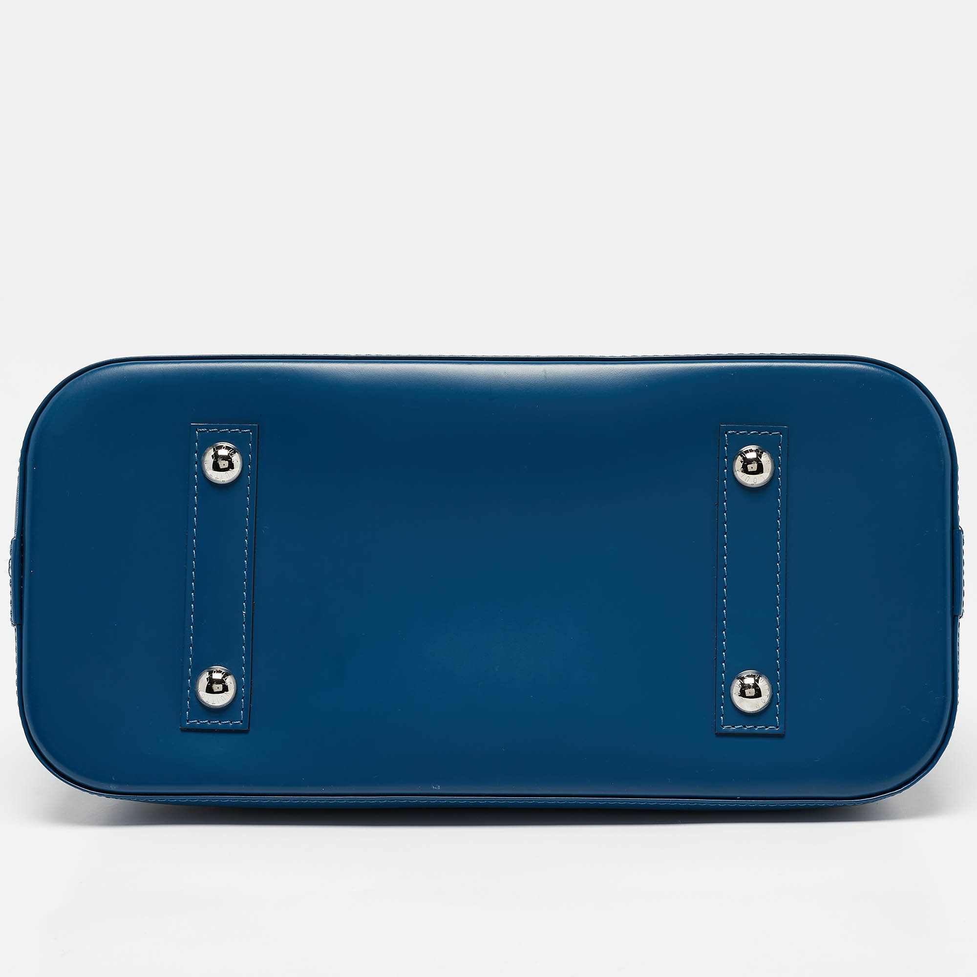 Louis Vuitton Saphir Epi Leather Alma MM Bag 