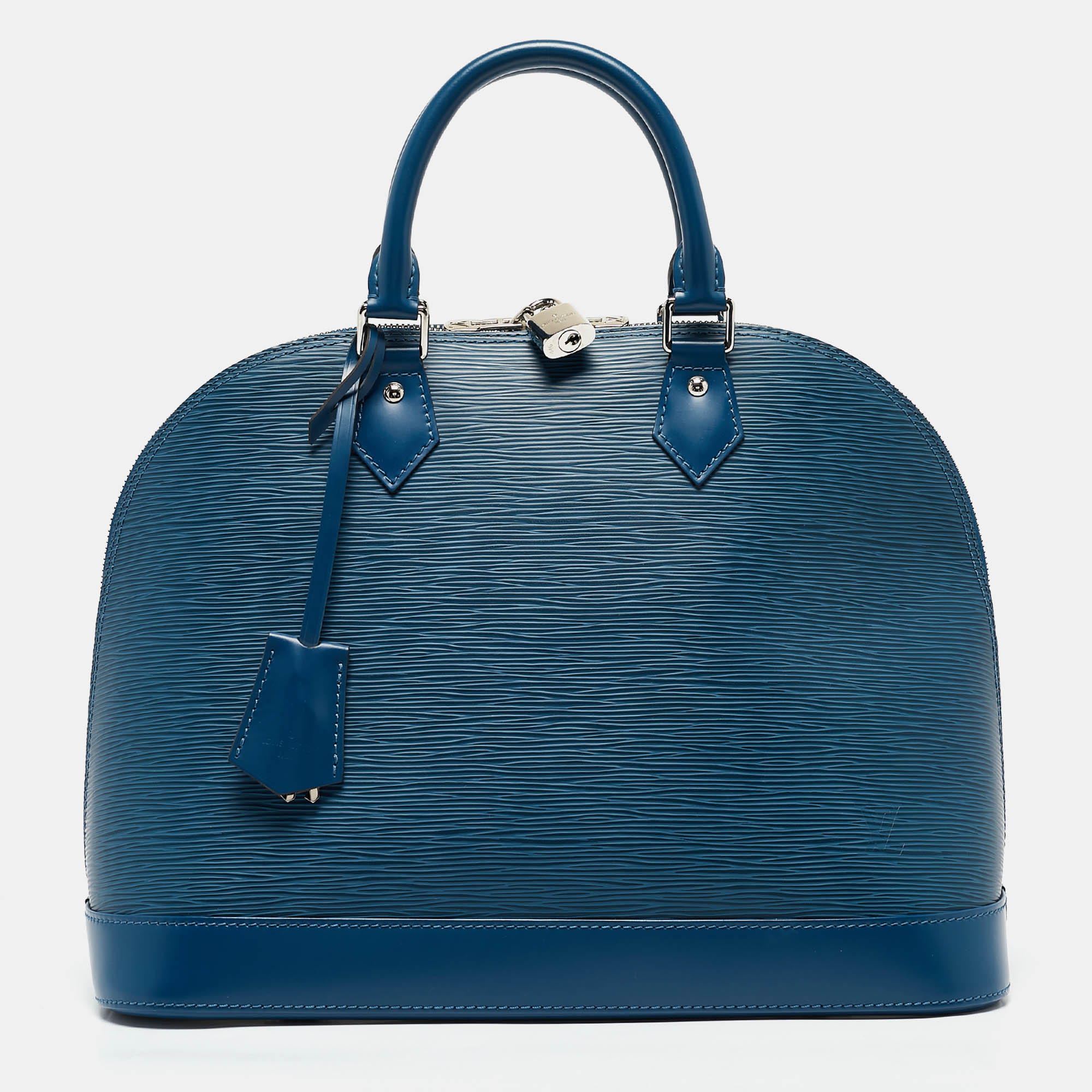 

Louis Vuitton Saphir Epi Leather Alma MM Bag, Blue