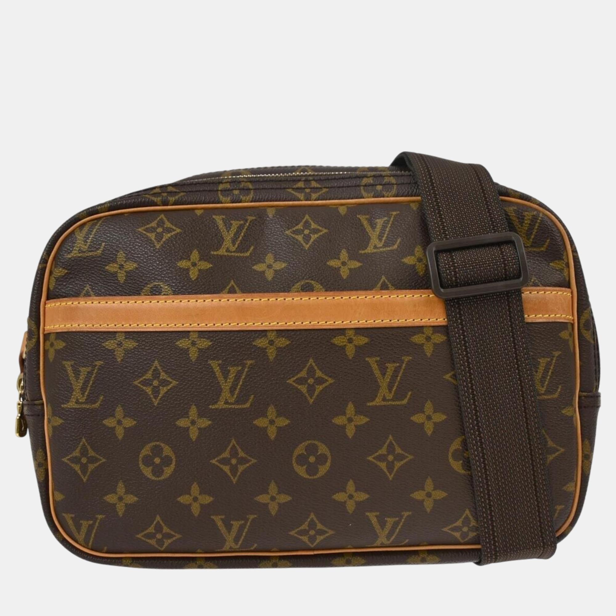 

Louis Vuitton Monogram Reporter Pm Shoulder Bag, Brown