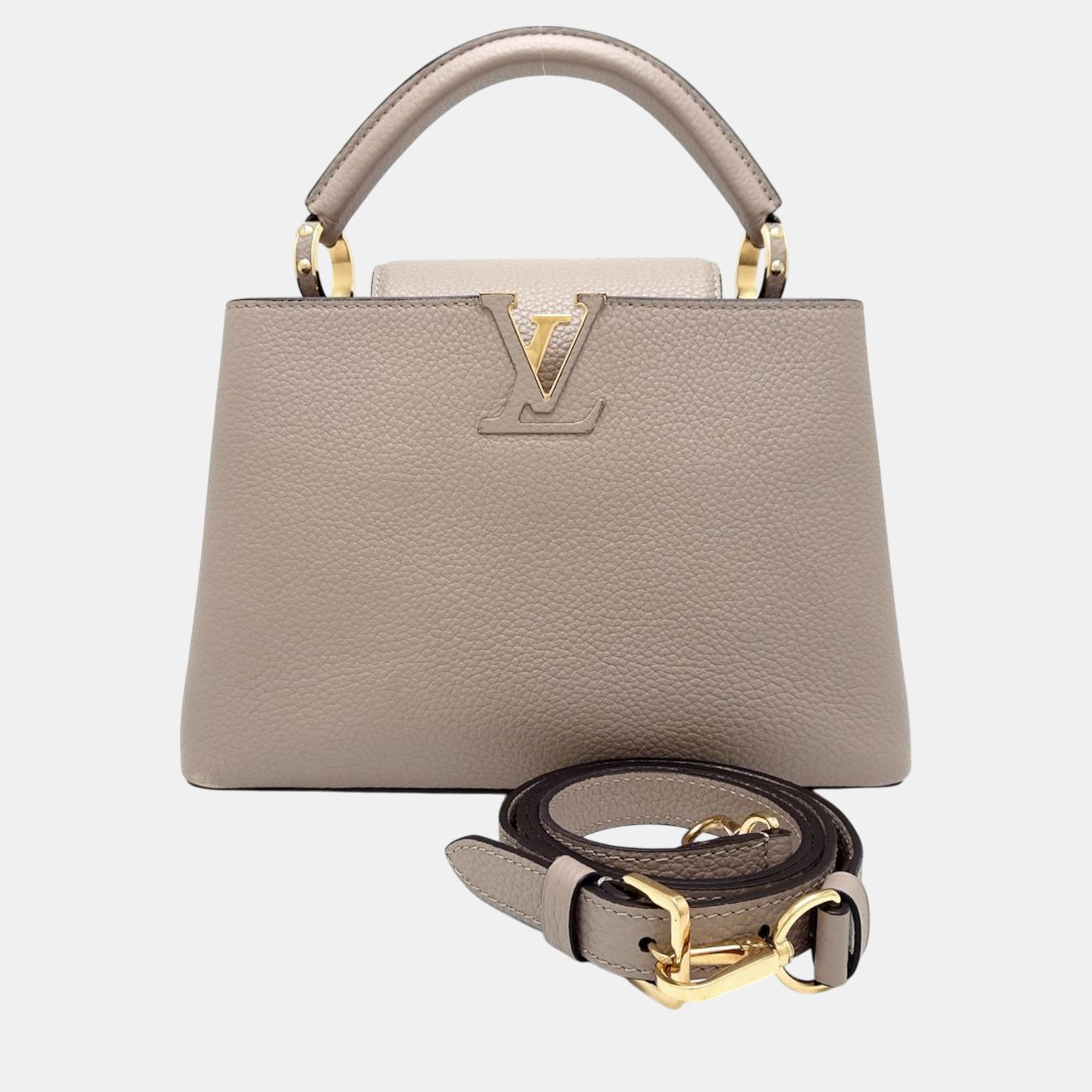 

Louis Vuitton Parnassea Line Capucines Bb Bag, Beige