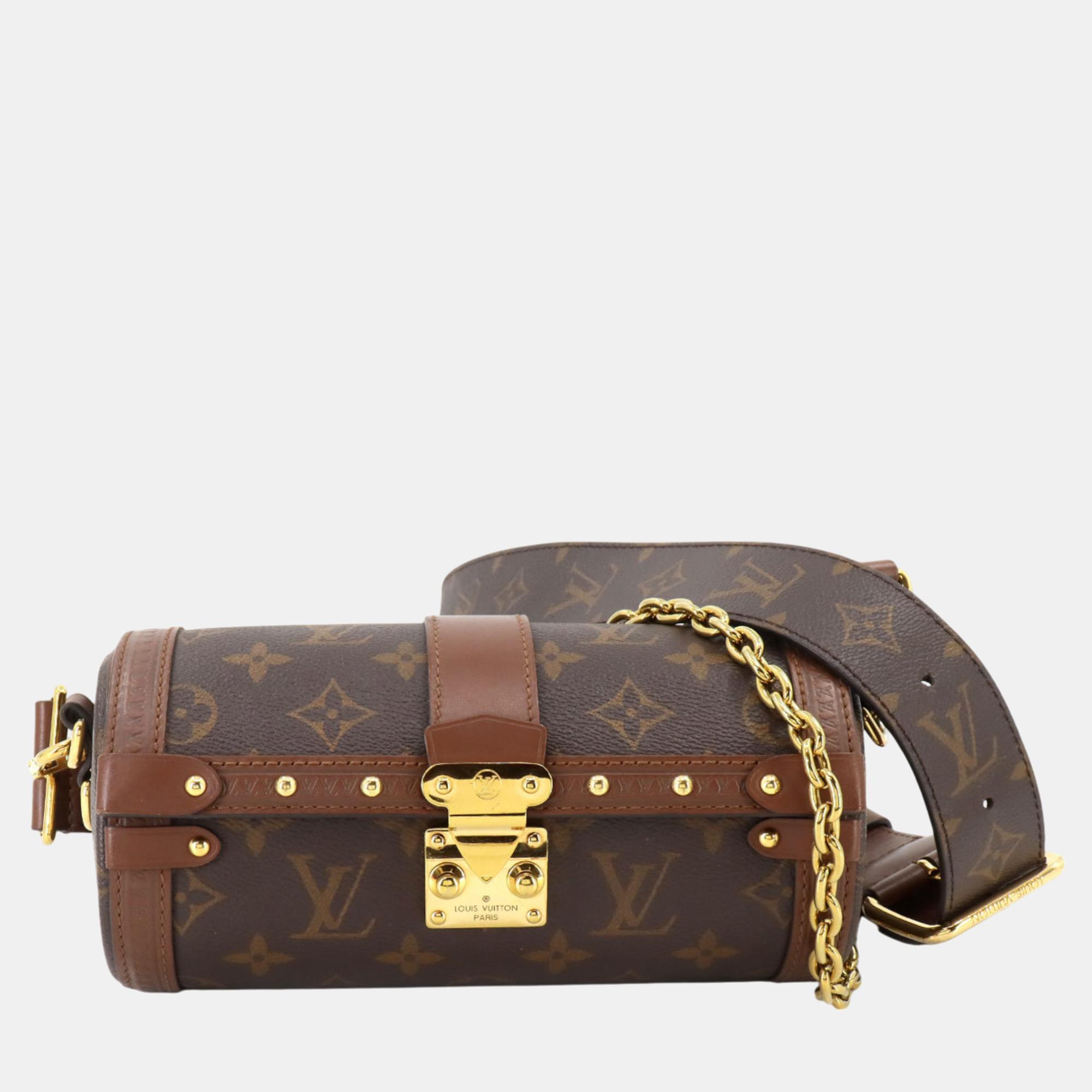 

Louis Vuitton Brown Monogram Papillon Trunk Shoulder Bag