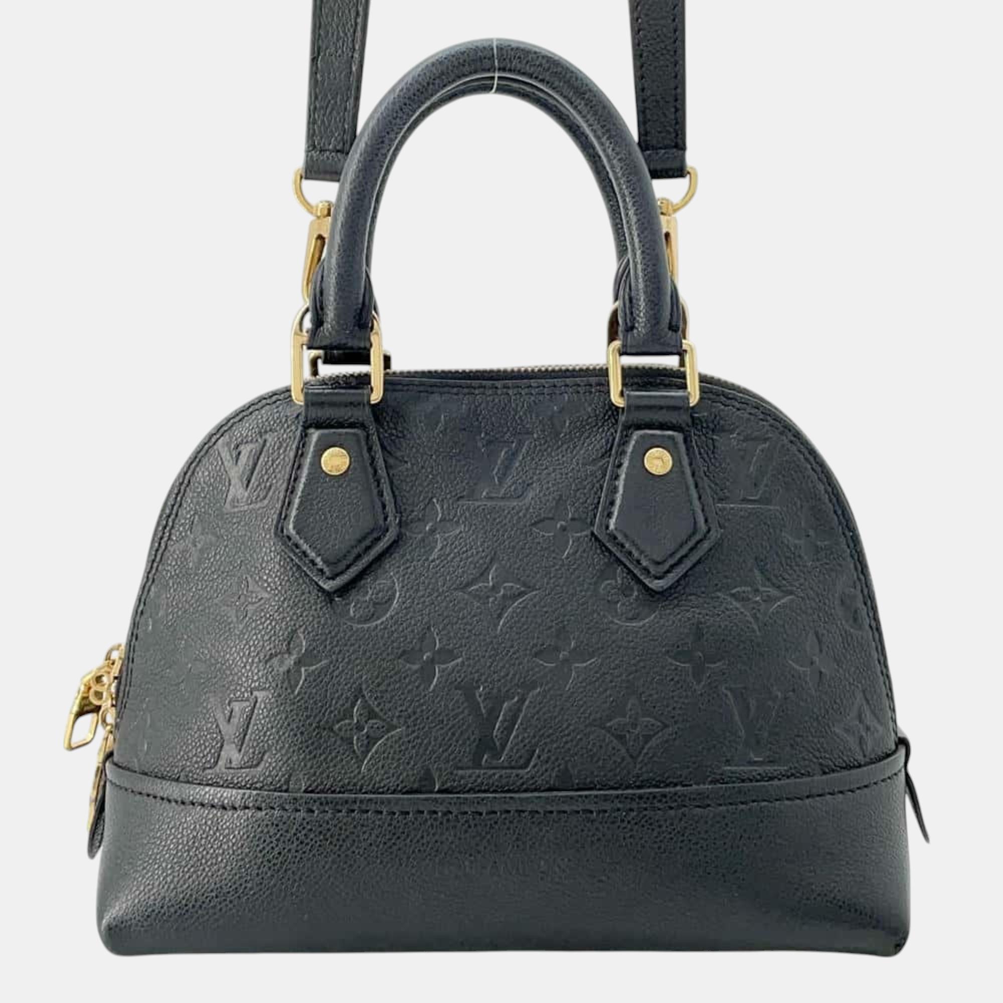 

Louis Vuitton Black Monogram Empreinte Neo Alma Bb Handbag