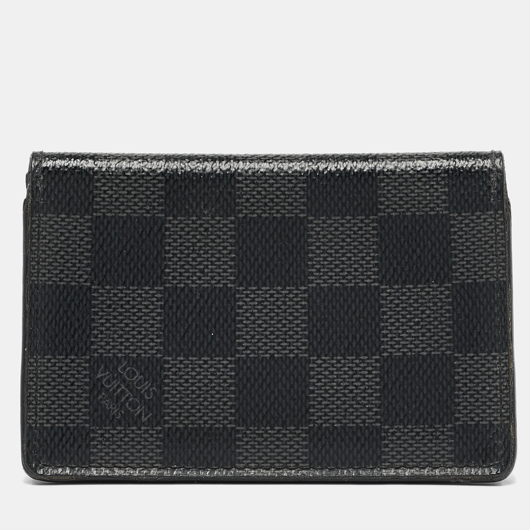 

Louis Vuitton Damier Graphite Canvas Pocket Organizer, Black