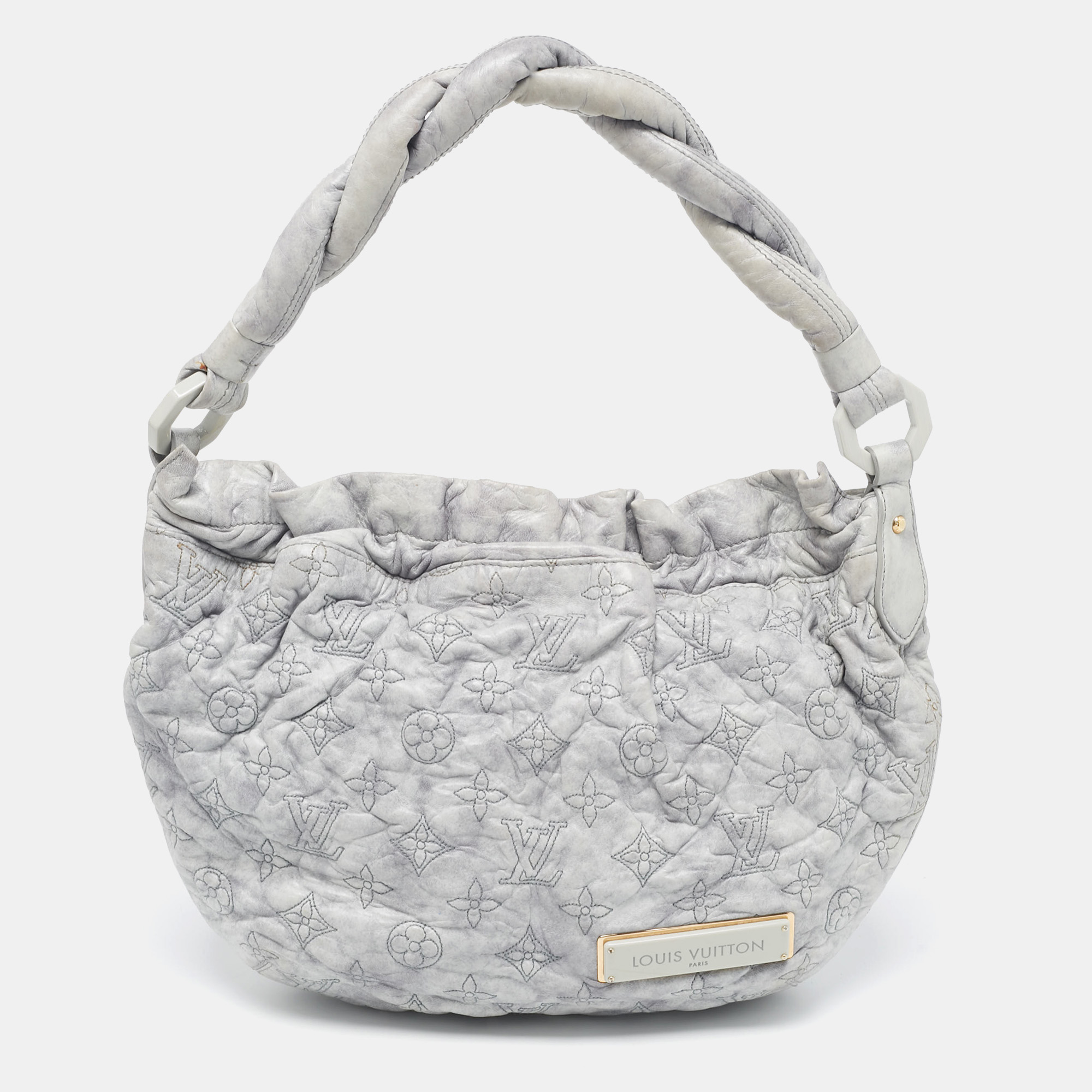 

Louis Vuitton Grey Monogram Leather Olympe Nimbus PM Bag