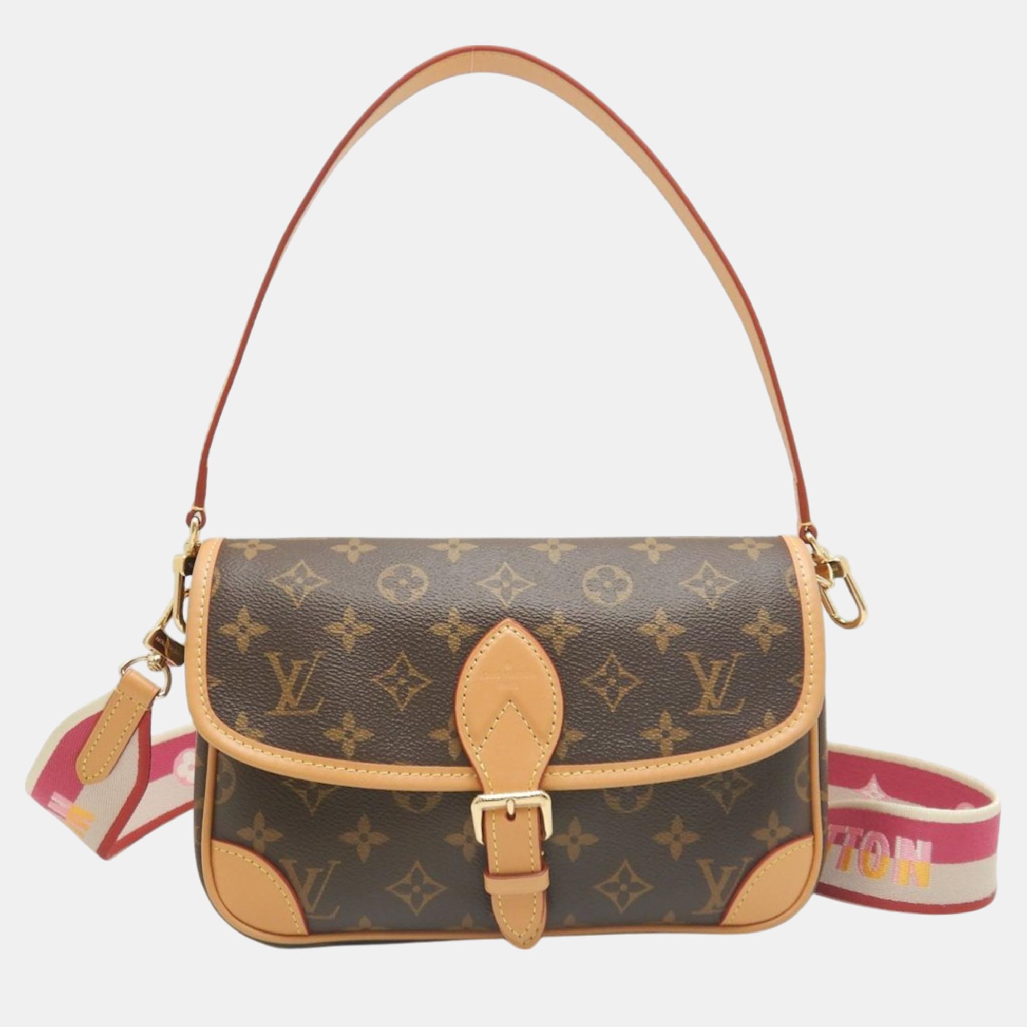 

Louis Vuitton Fuchsia Monogram Diane Nm Pm Shoulder Bag, Brown