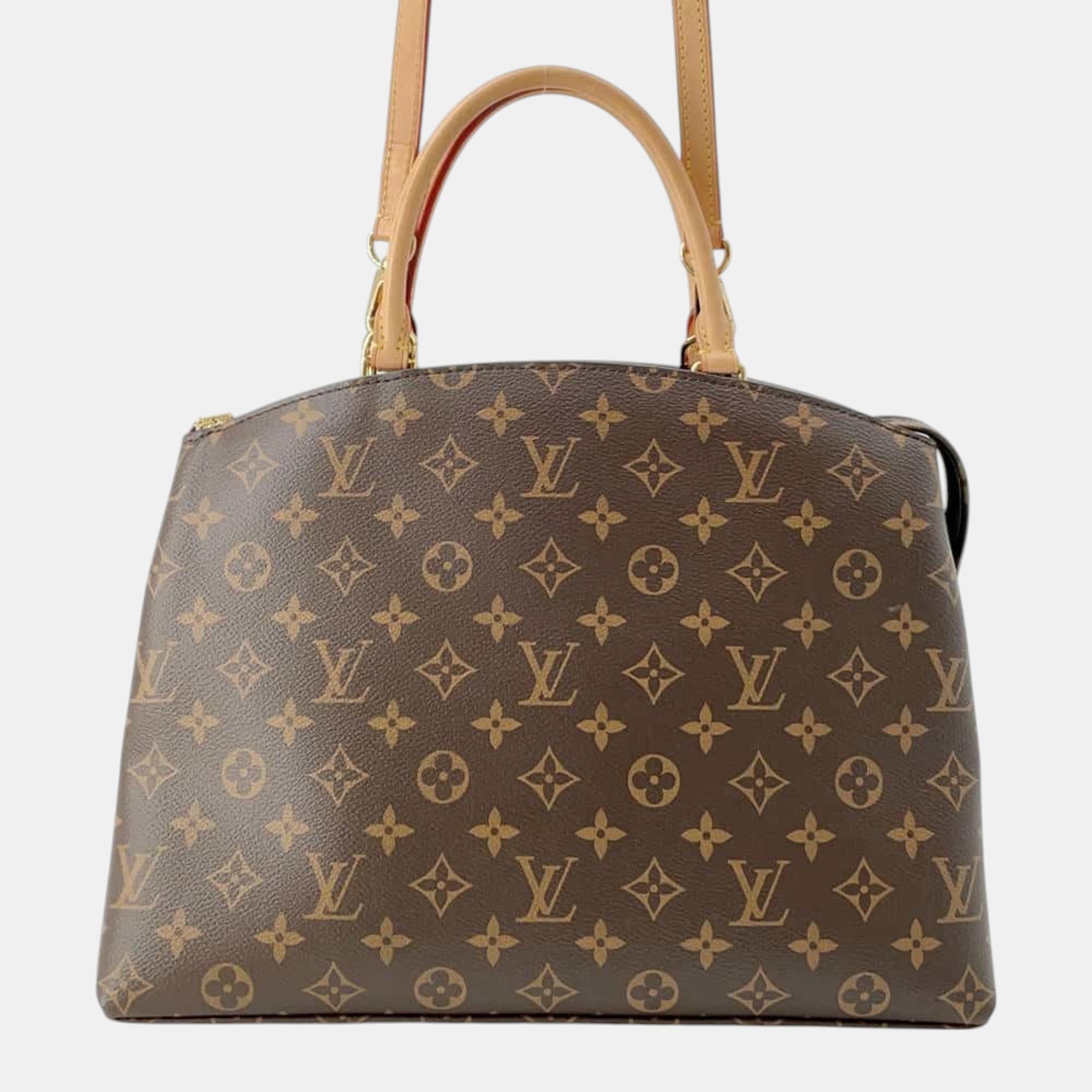 

Louis Vuitton Monogram Grand Palais Mm Handbag, Brown