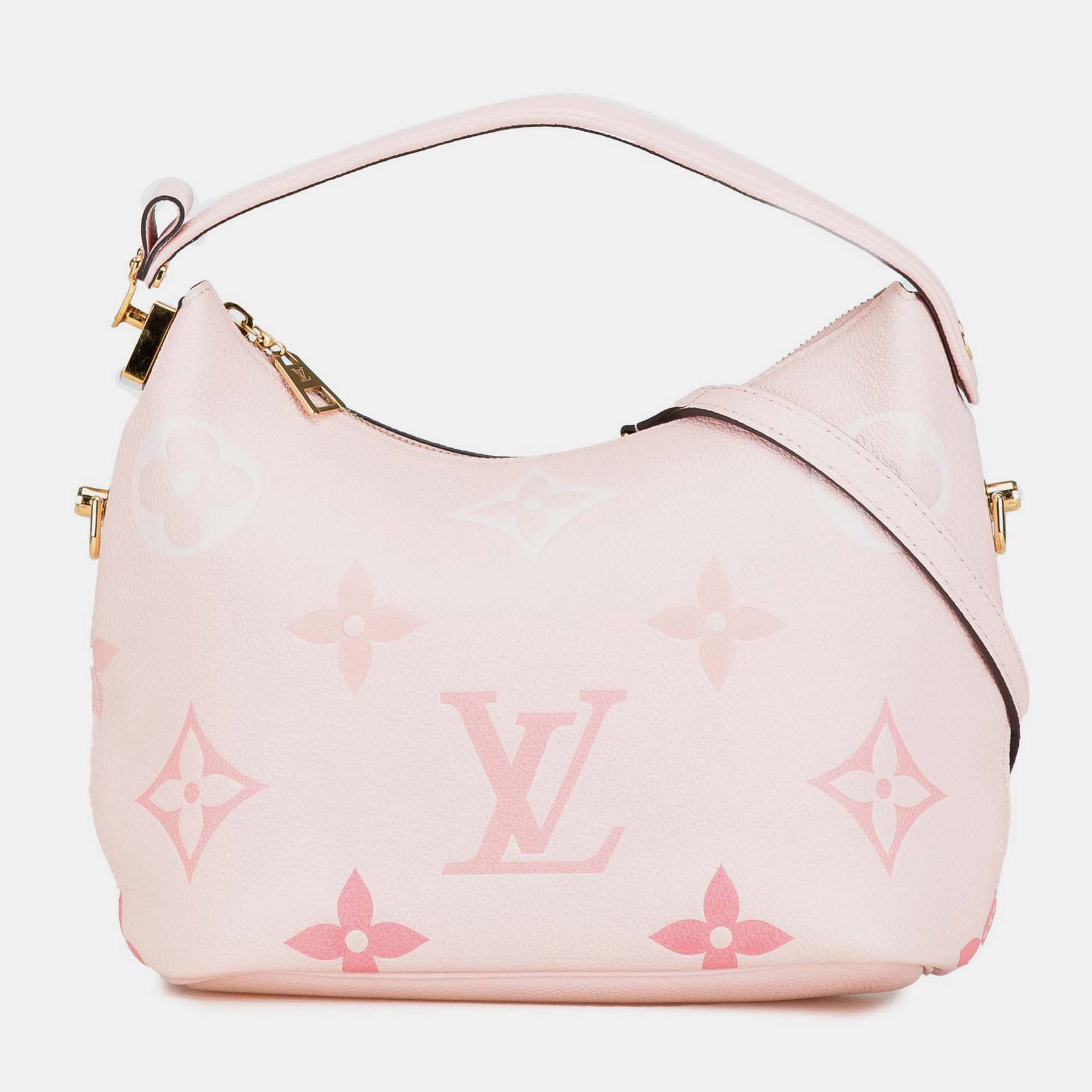 

Louis Vuitton Pink Leather Monogram Giant Empreinte By The Pool Marshmallow PM