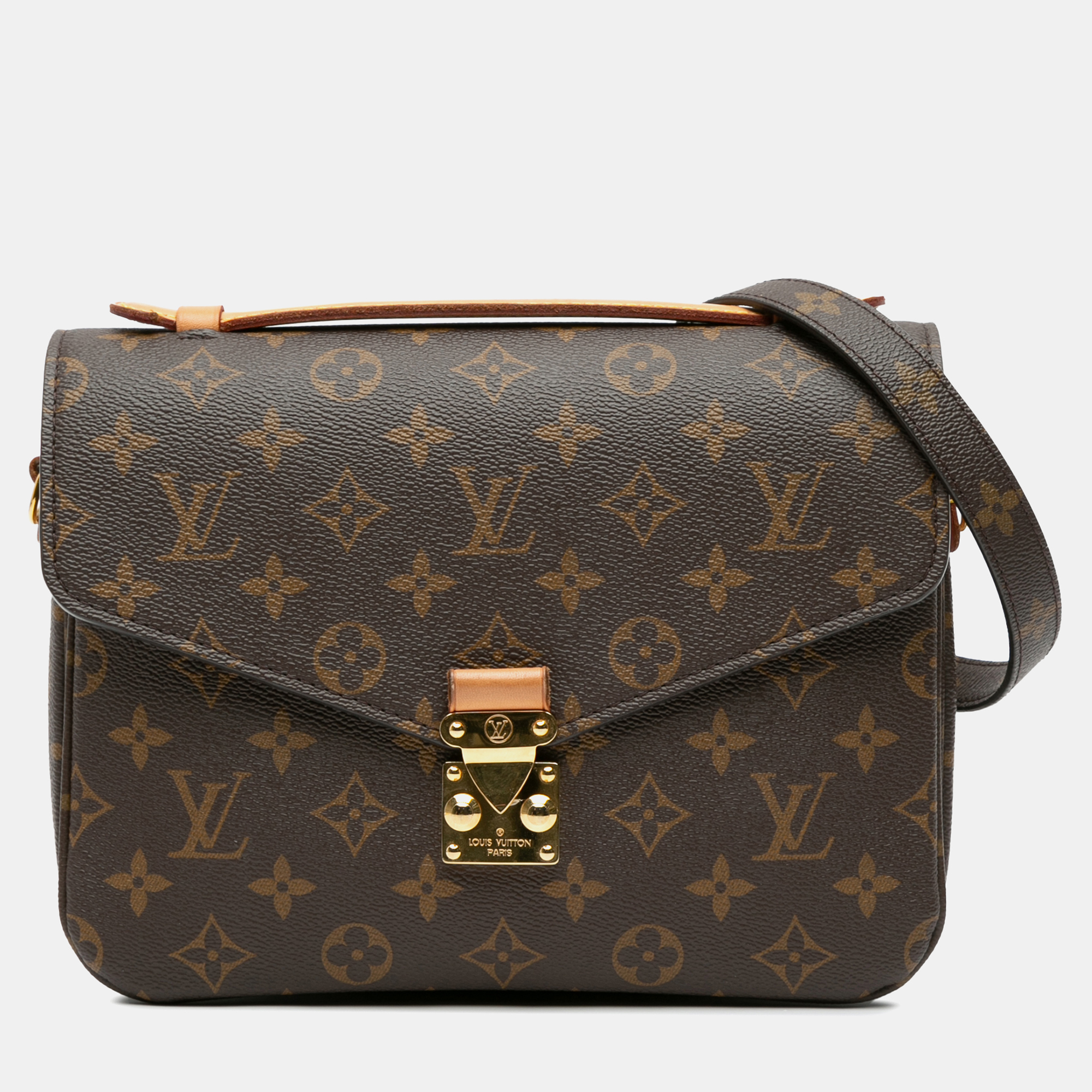 

Louis Vuitton Brown Monogram Pochette Metis