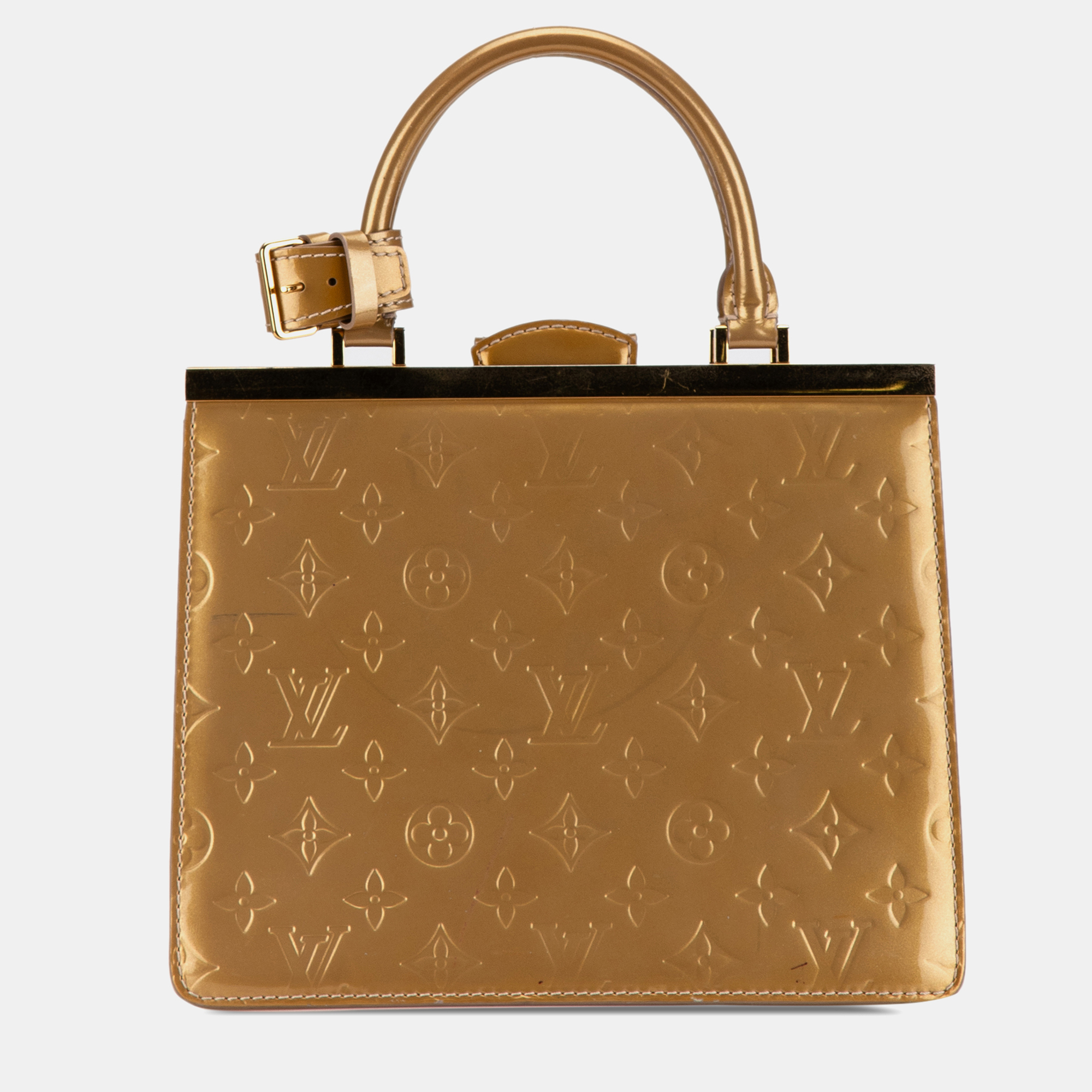 

Louis Vuitton Gold Monogram Vernis Deesse PM