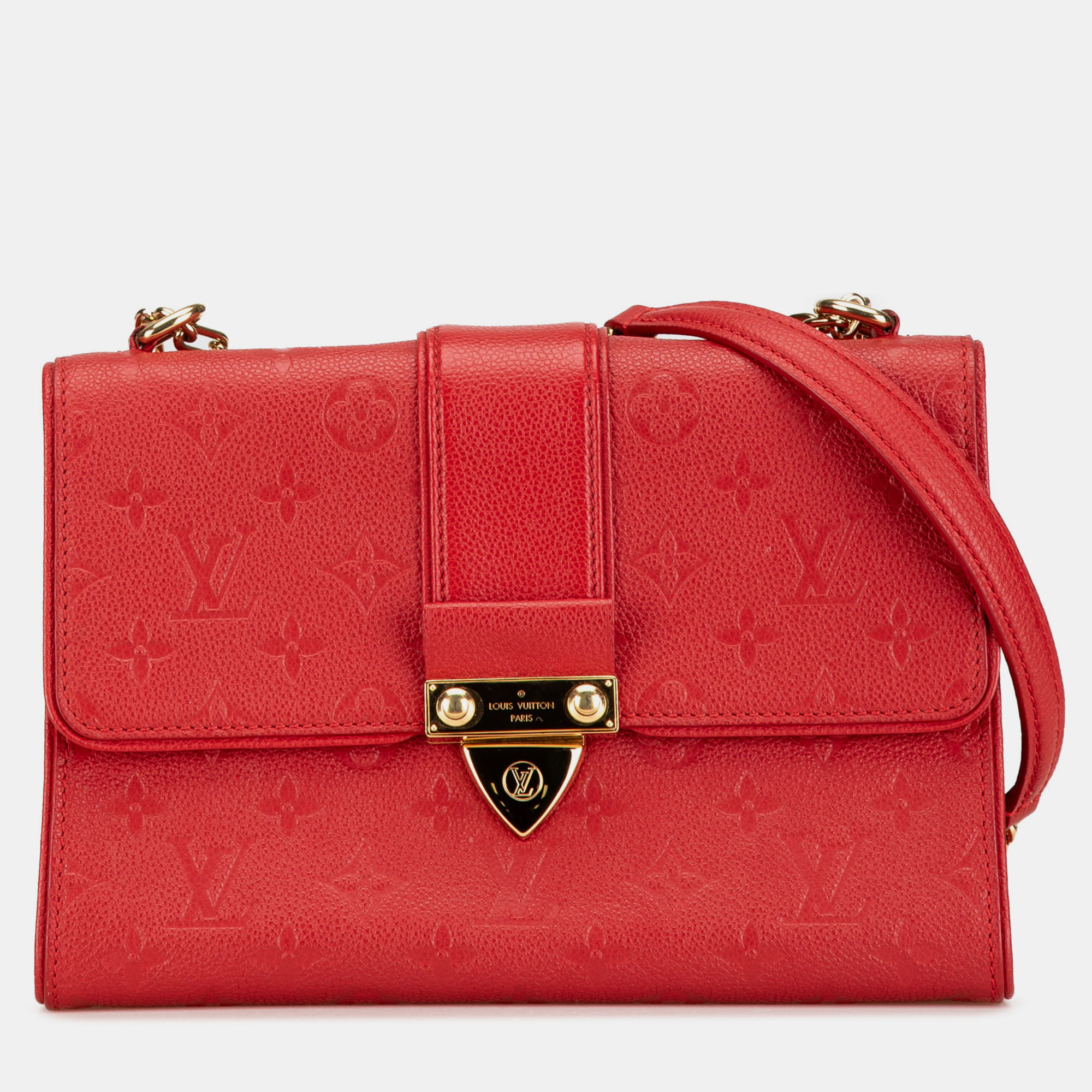 

Louis Vuitton Monogram Empreinte Saint Sulpice BB, Red