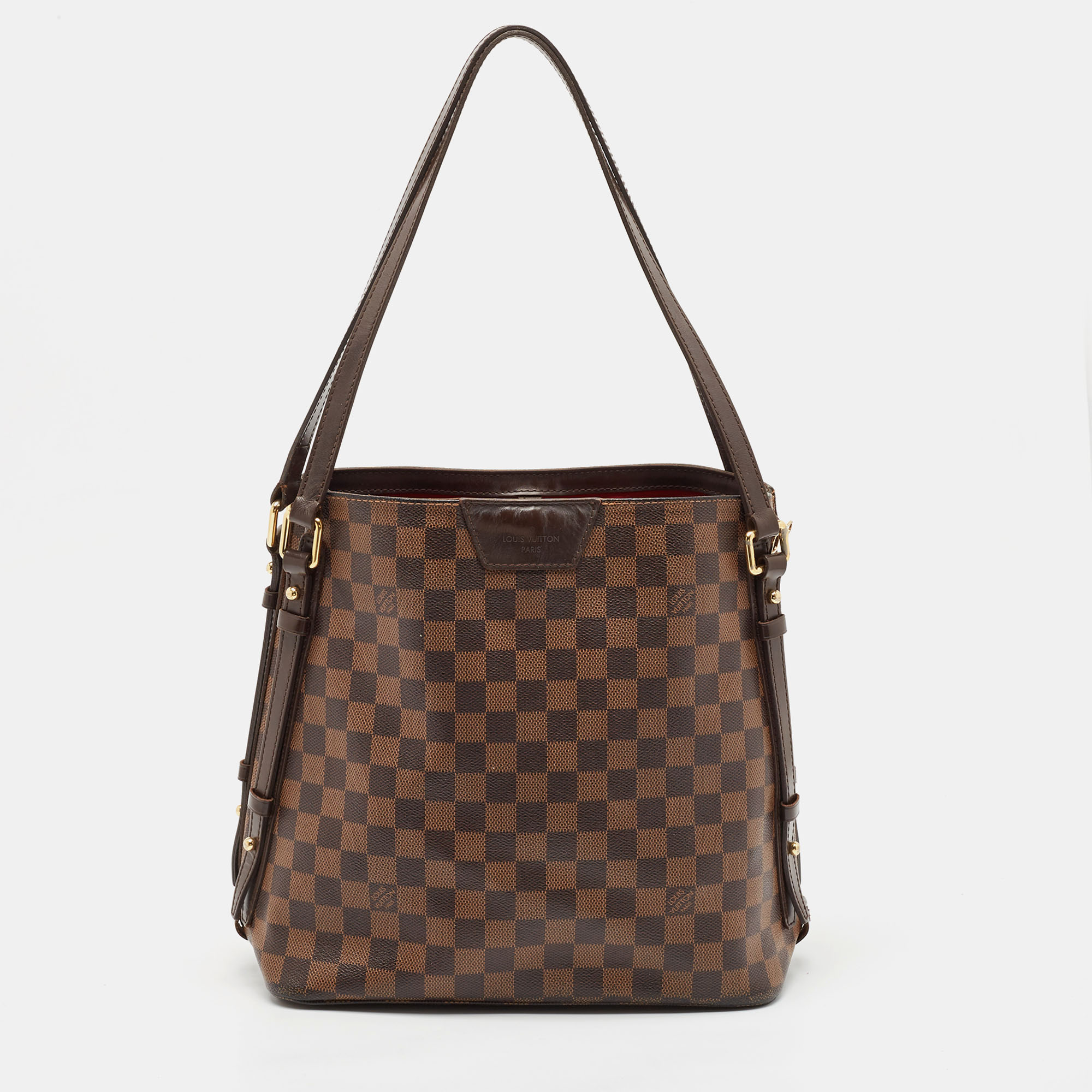 

Louis Vuitton Damier Ebene Canvas Cabas Rivington GM Bag, Brown