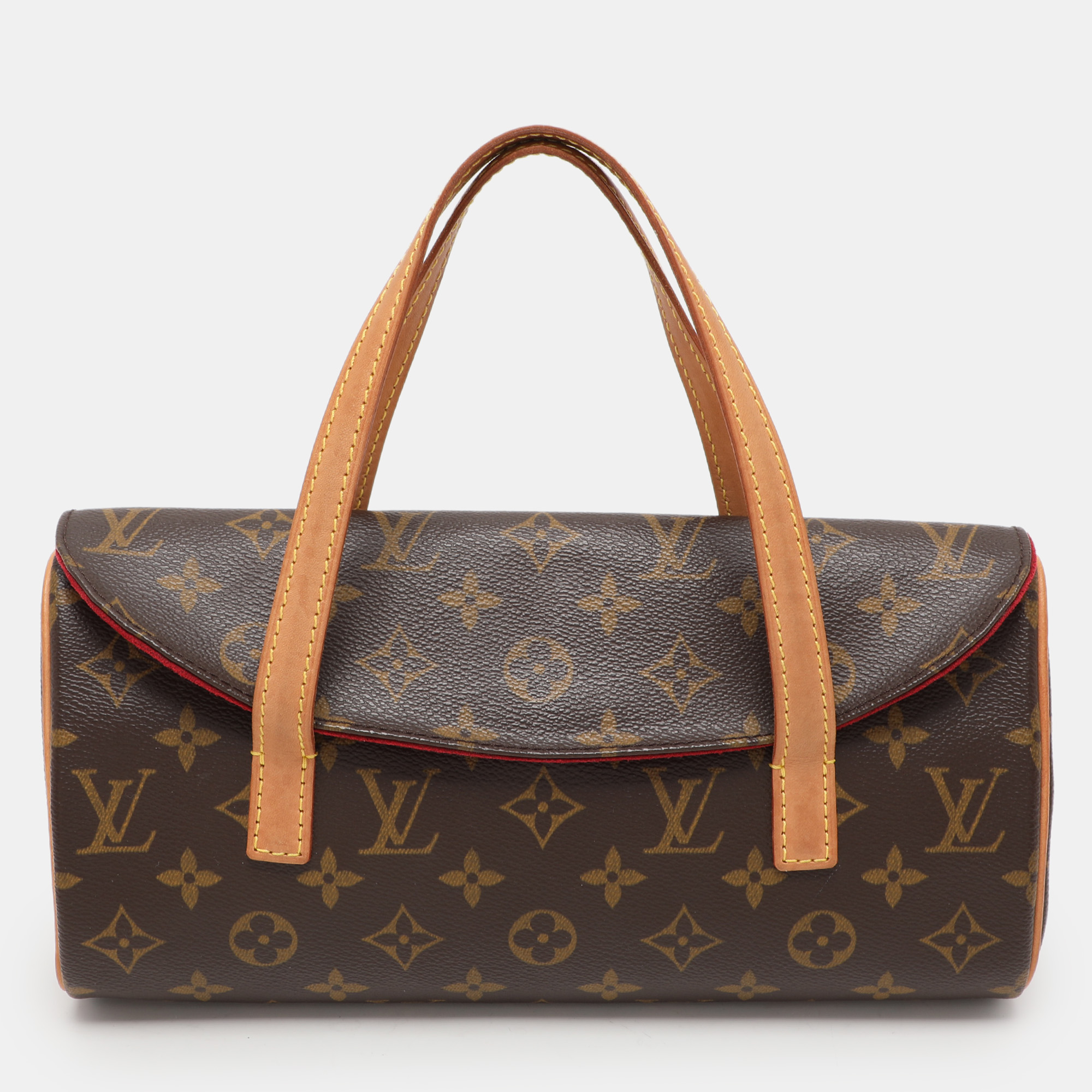 

Louis Vuitton Monogram Canvas and Leather Sonatine Bag, Brown