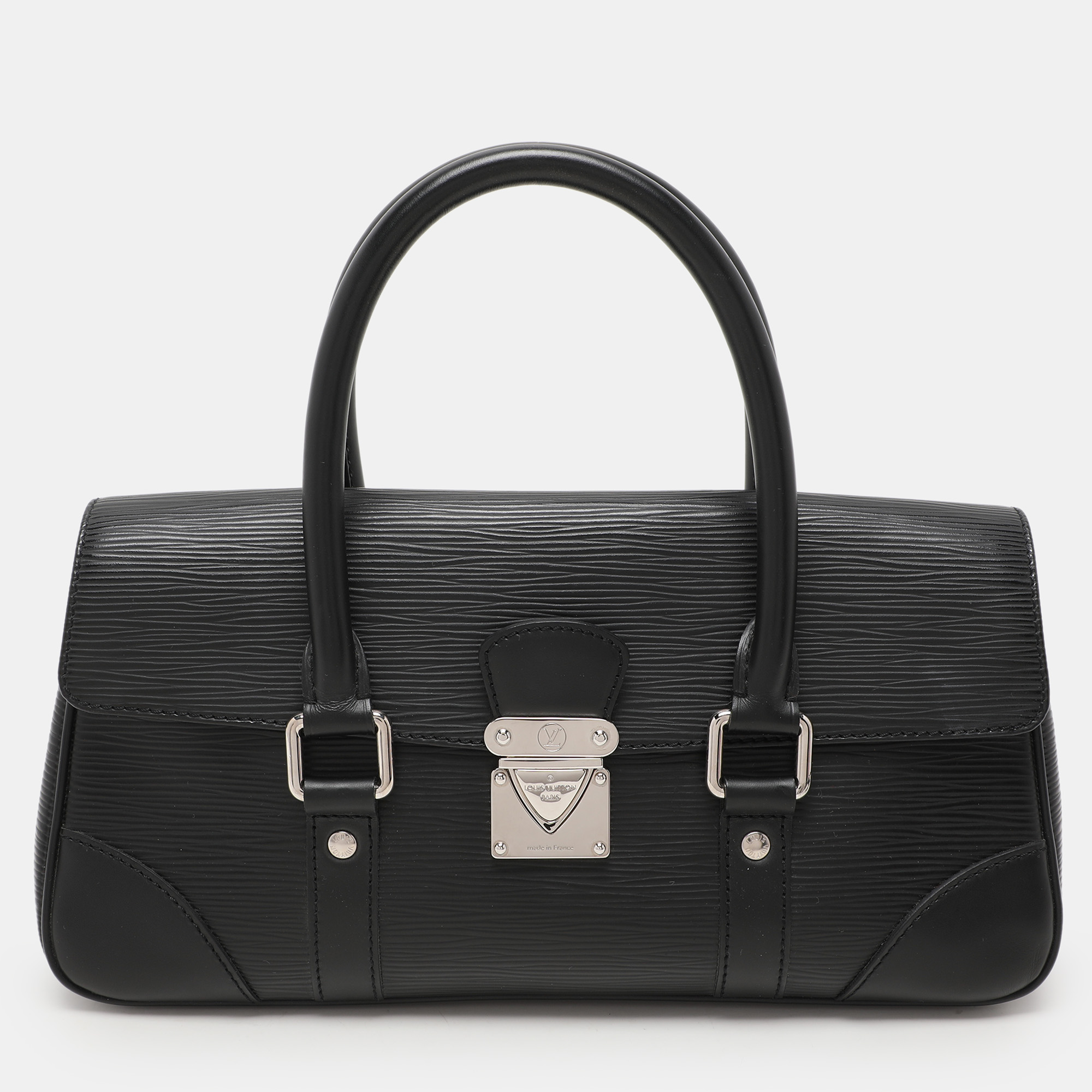 

Louis Vuitton Black Epi Leather Segur PM Bag