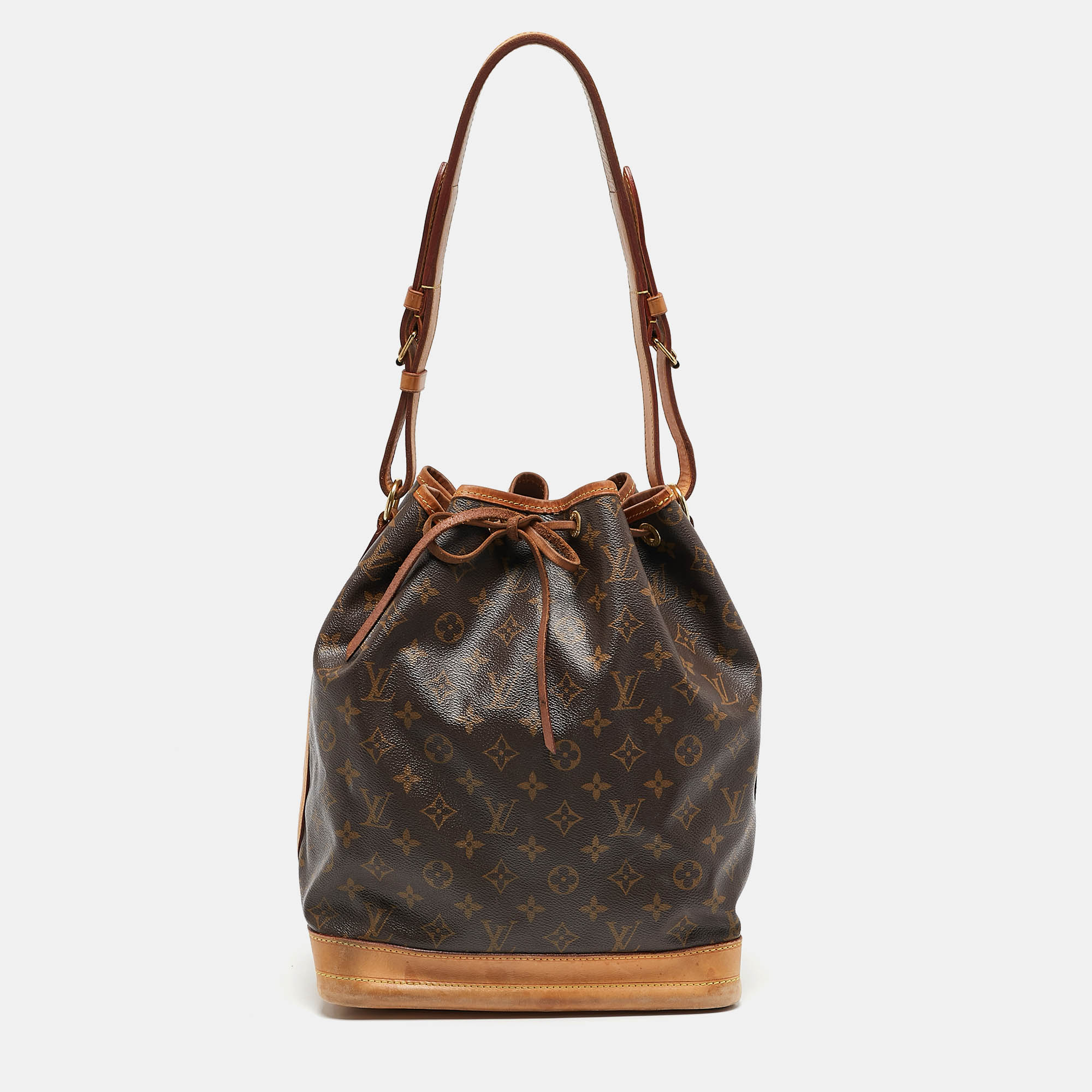 

Louis Vuitton Monogram Canvas and Leather Noe Bag, Brown