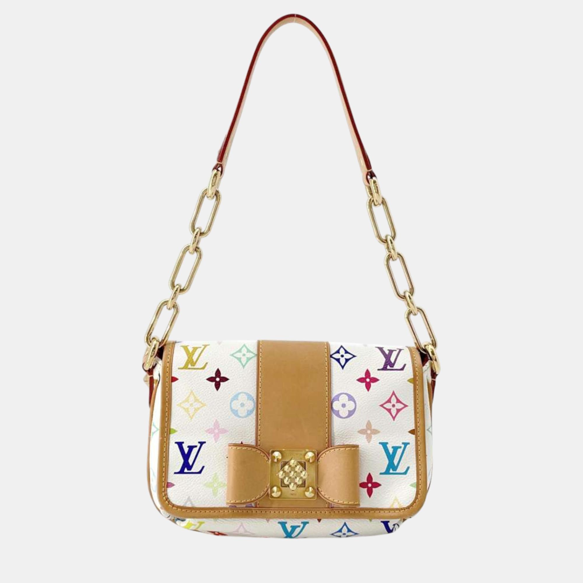 

Louis Vuitton Monogram Multicolor Patty Blanc Shoulder Bag