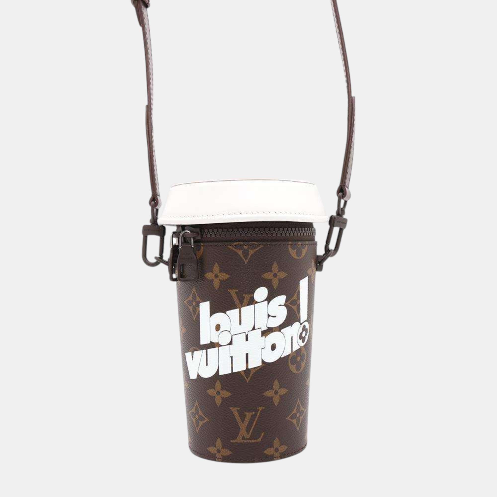 

Louis Vuitton Brown Monogram Coffee Cup Shoulder Bag