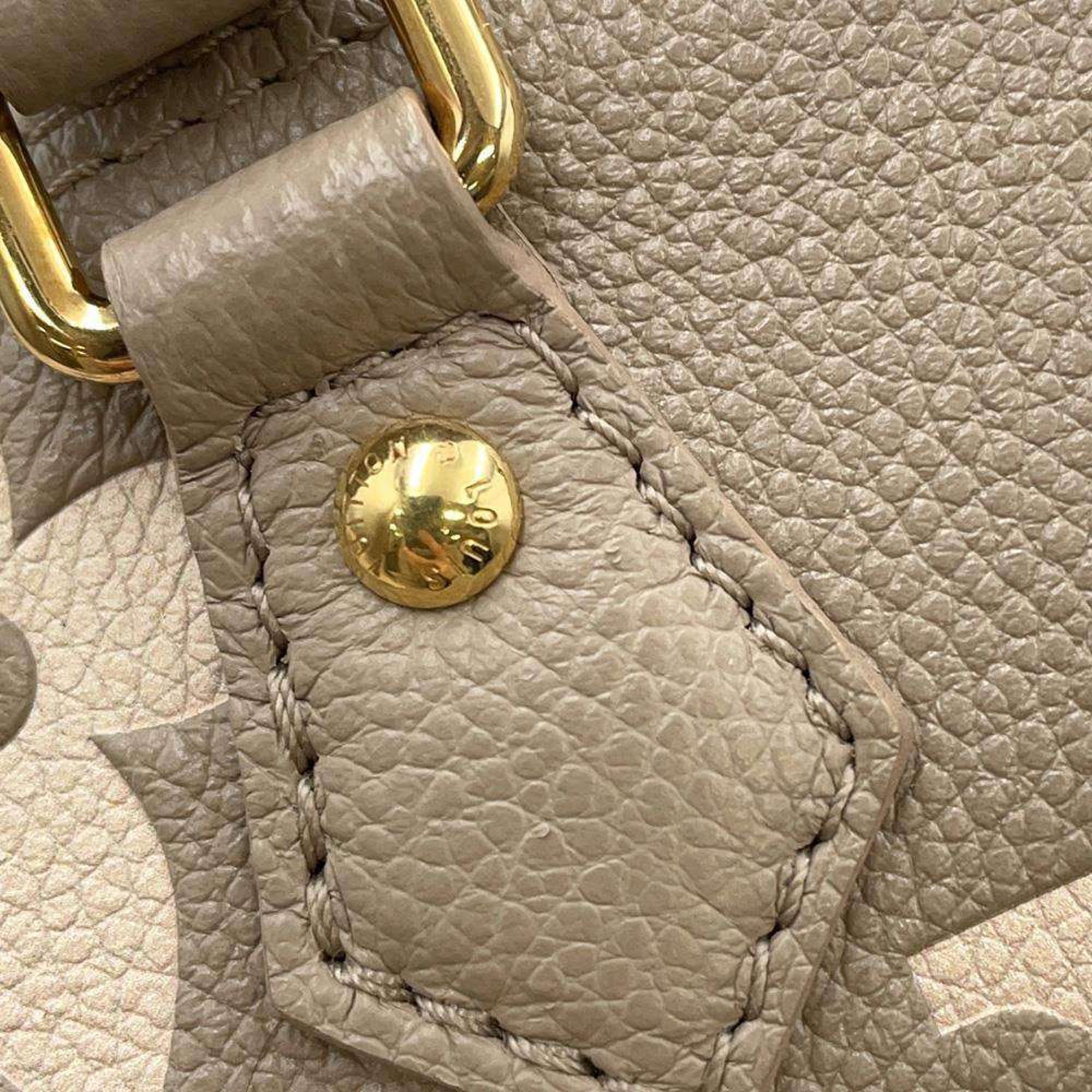 Louis Vuitton Tourterelle		Bicolor	Monogram	Empreinte	Leather BB Papillon Shoulder Bag 