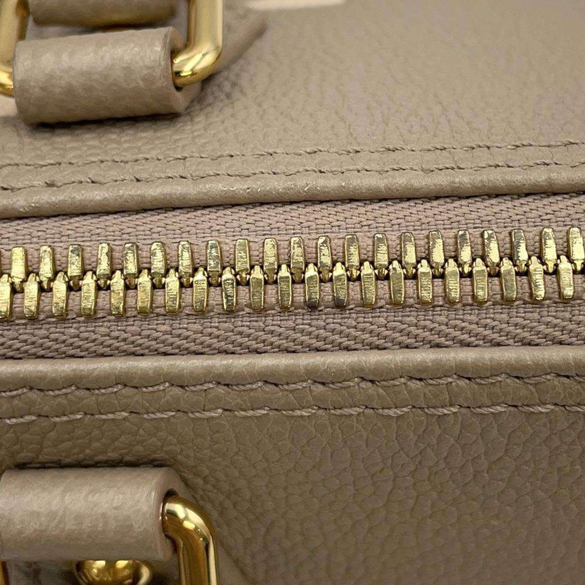 Louis Vuitton Tourterelle		Bicolor	Monogram	Empreinte	Leather BB Papillon Shoulder Bag 