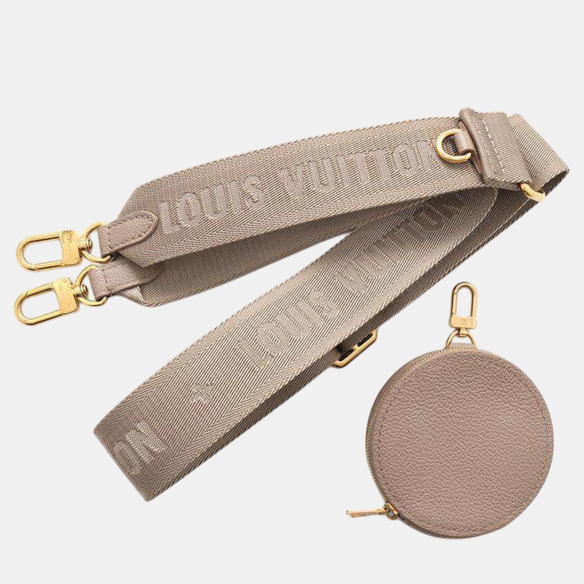 Louis Vuitton Tourterelle		Bicolor	Monogram	Empreinte	Leather BB Papillon Shoulder Bag 