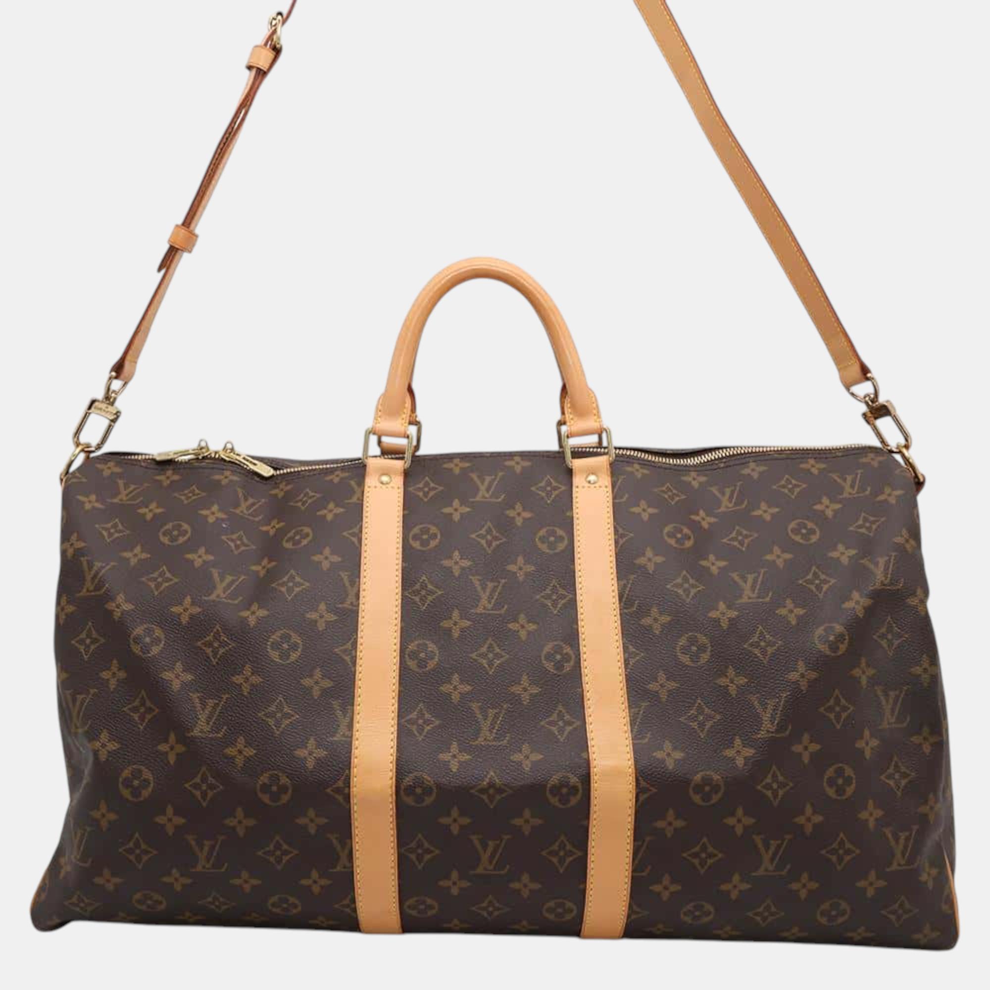 

Louis Vuitton Keepall Bandouliere Brown Monogram Size