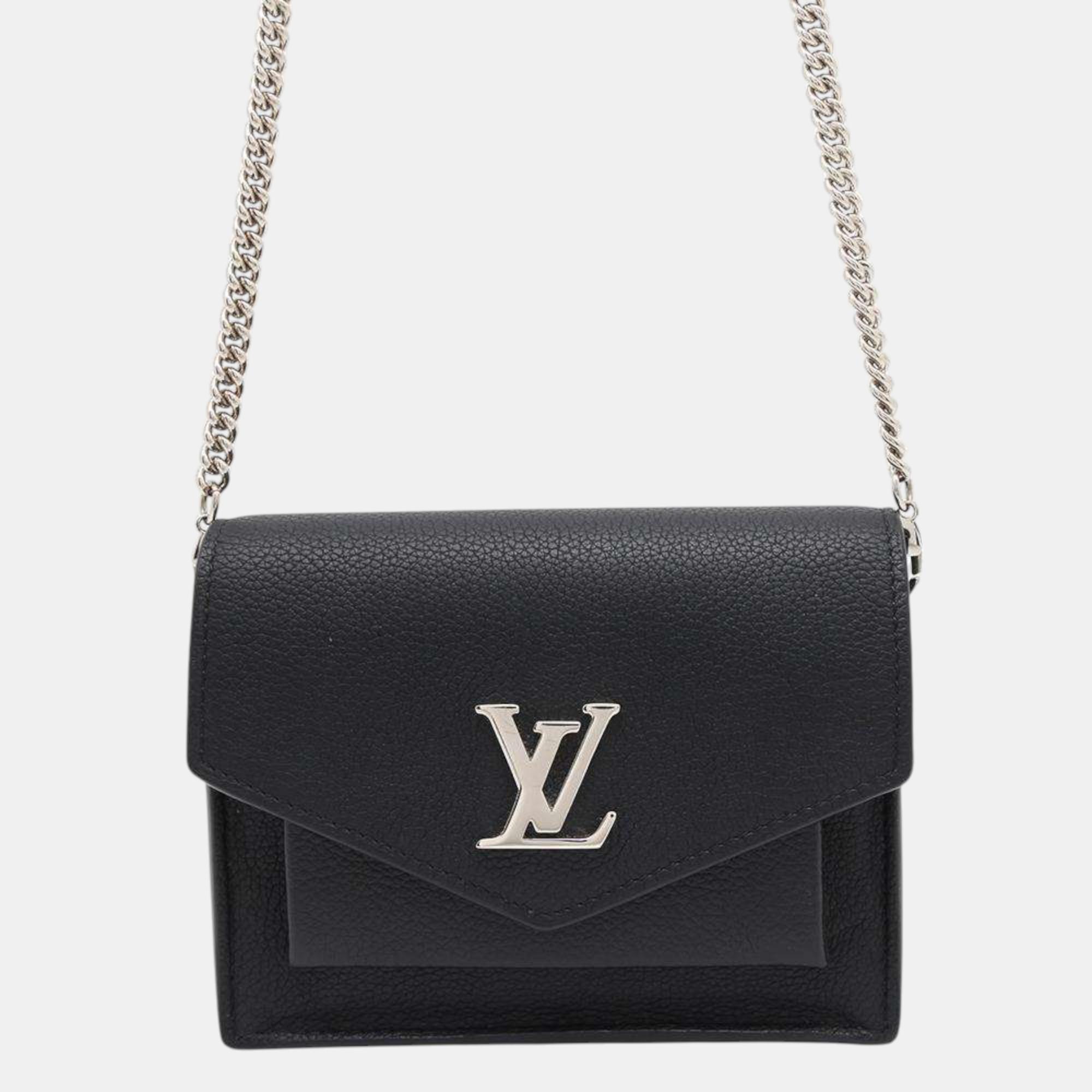 

Louis Vuitton Pochette My Lockme Noir Calf Leather Size Mini, Black