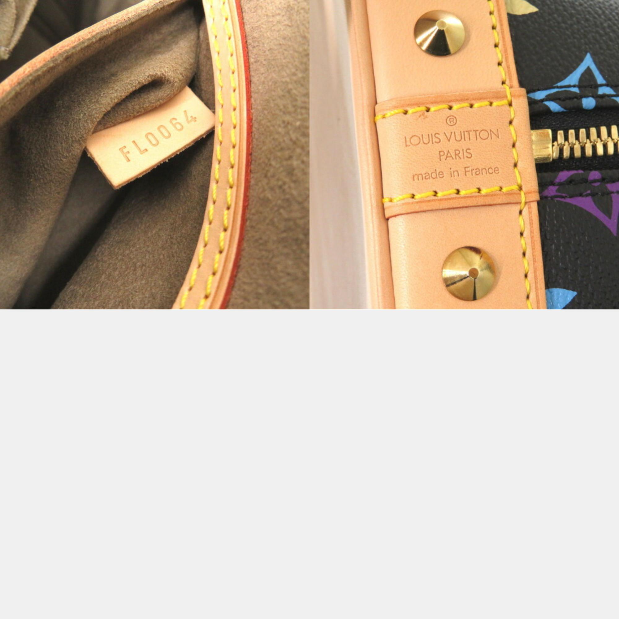 Louis Vuitton Alma Pm Monogram Multicolor Noir Handbag Black 