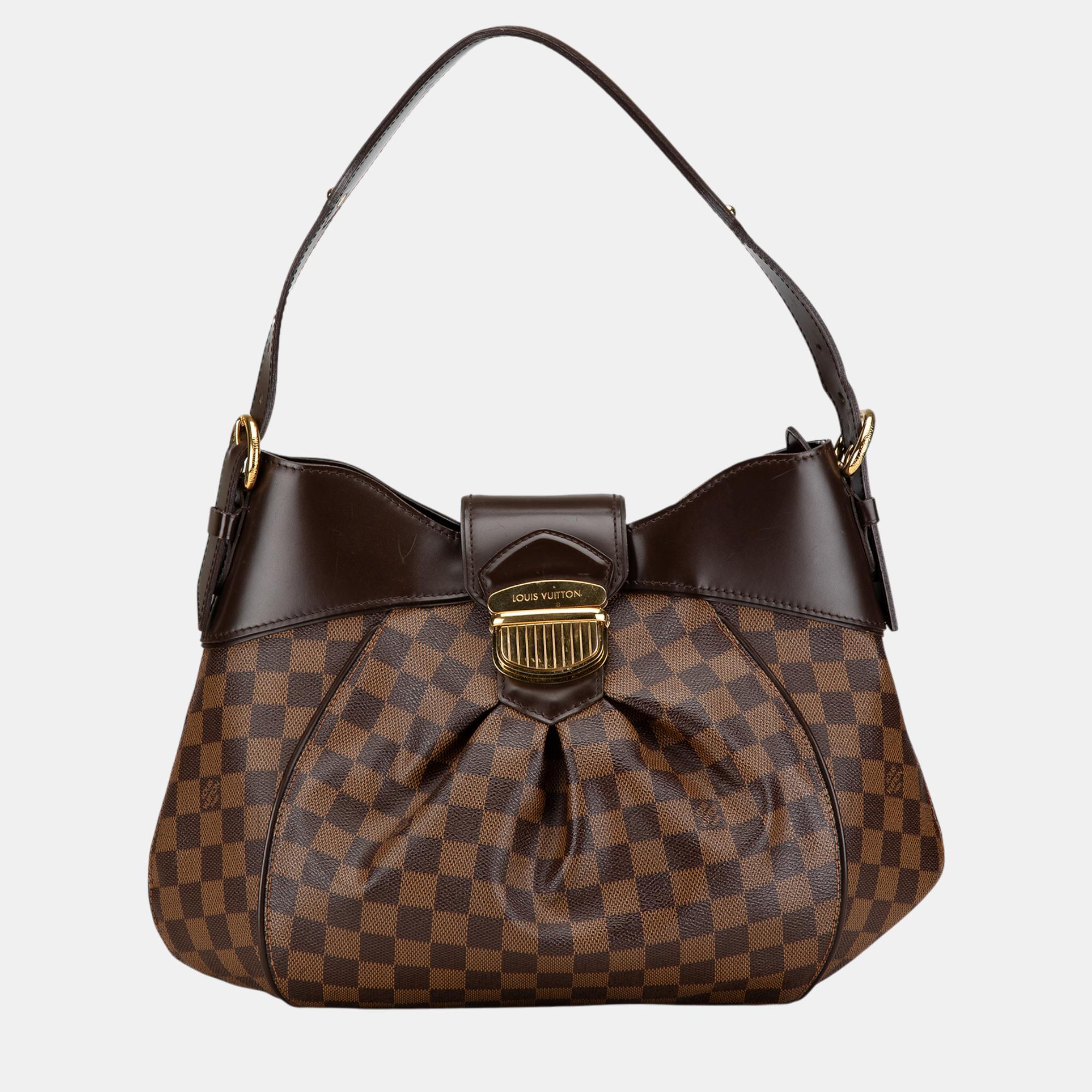 

Louis Vuitton Brown Damier Ebene Sistina MM