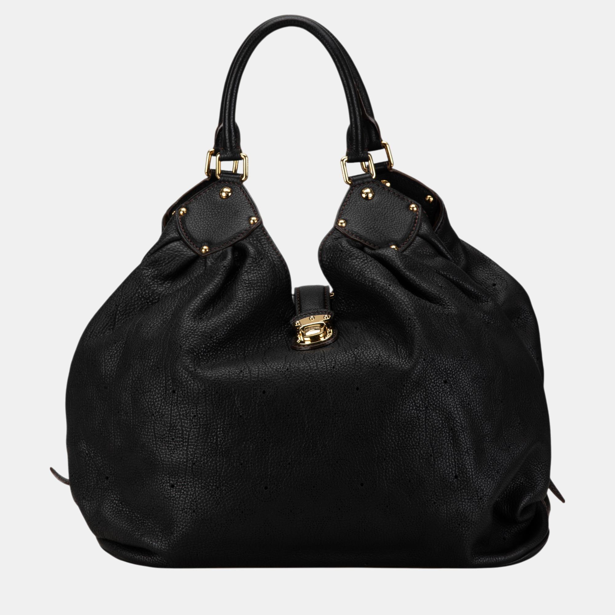 

Louis Vuitton Black Monogram Mahina