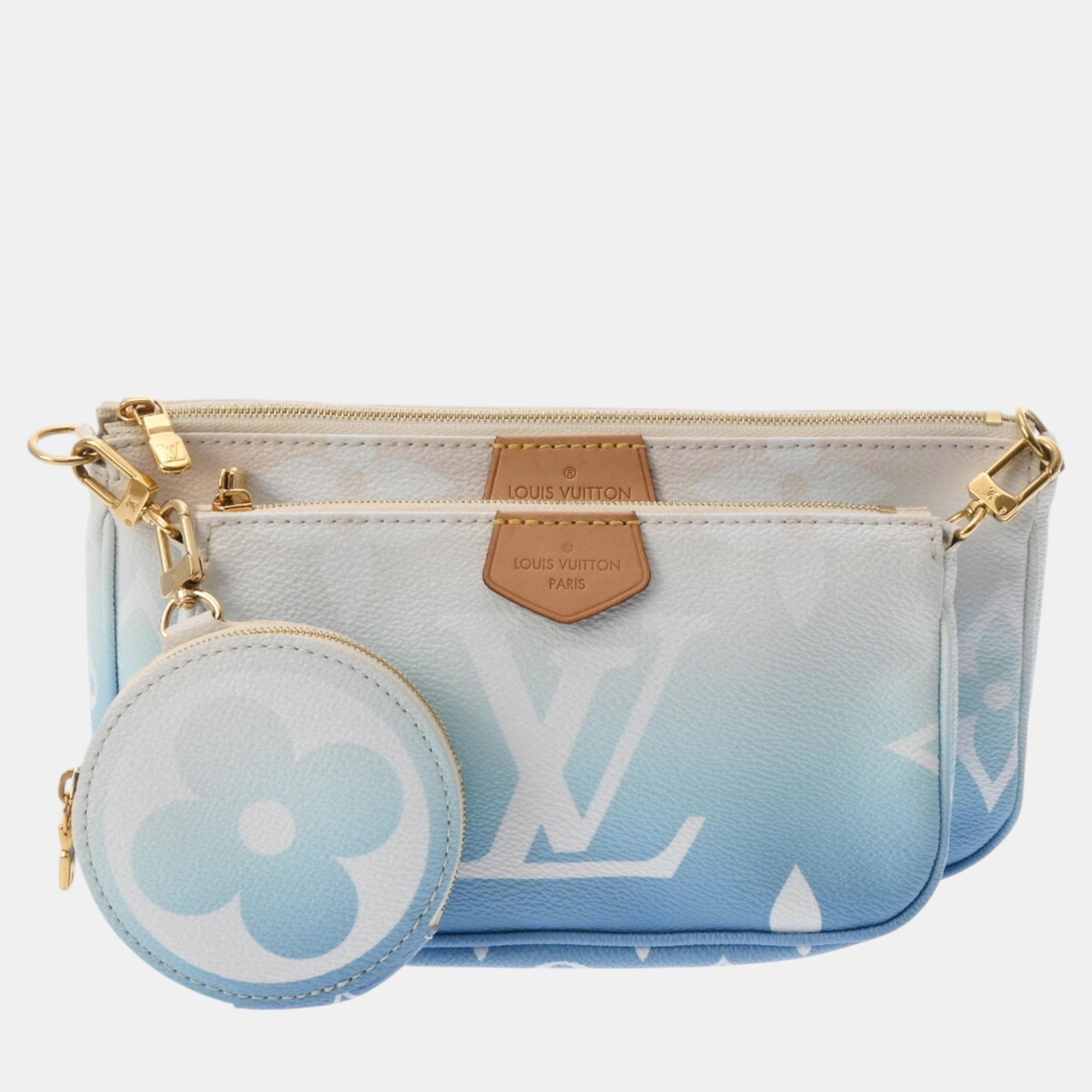 

Louis Vuitton Monogram Multi Pochette Accessoires Blue/White Canvas Shoulder Bag