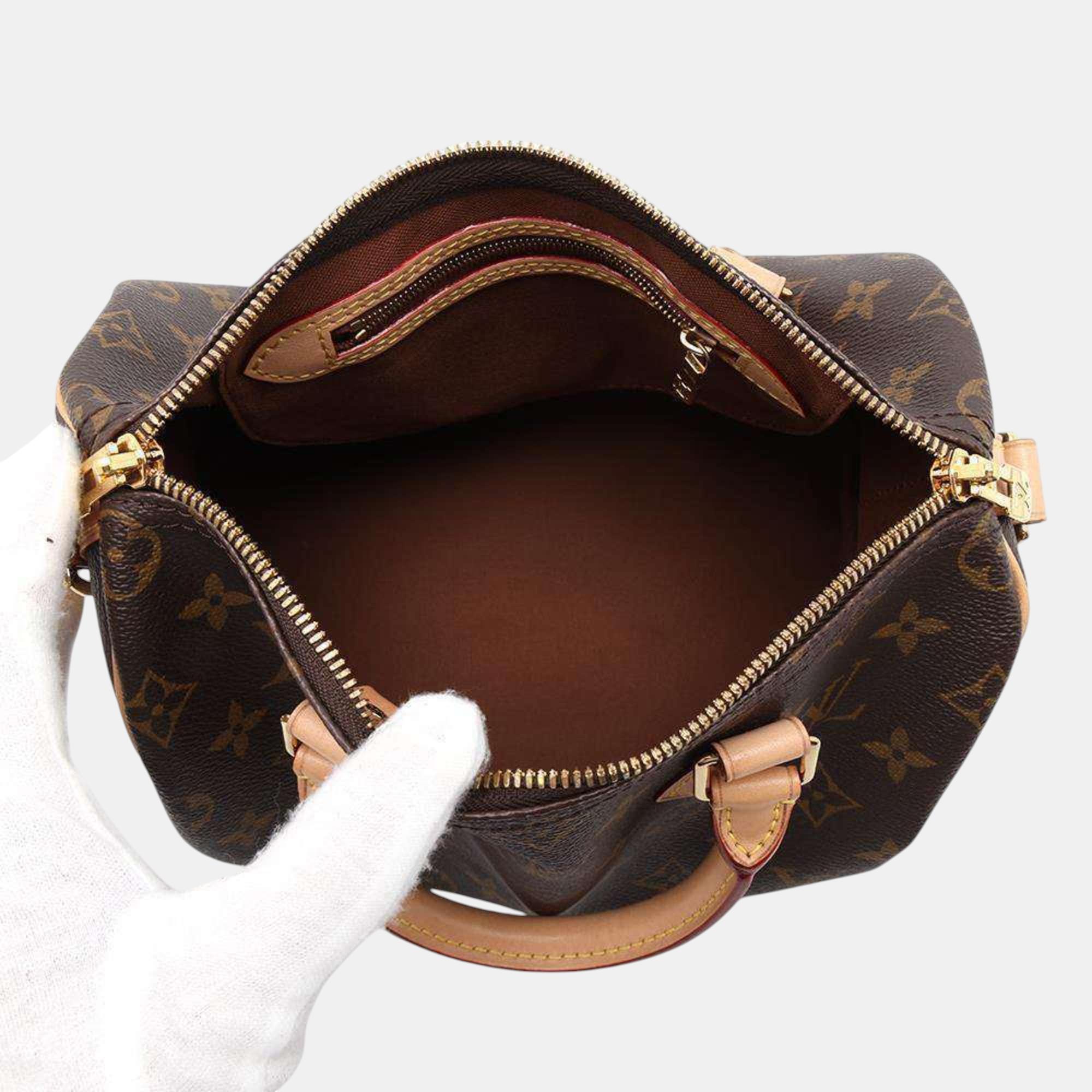 Louis Vuitton Handbag Monogram Speedy Bandouliere 25 Shoulder Bag 