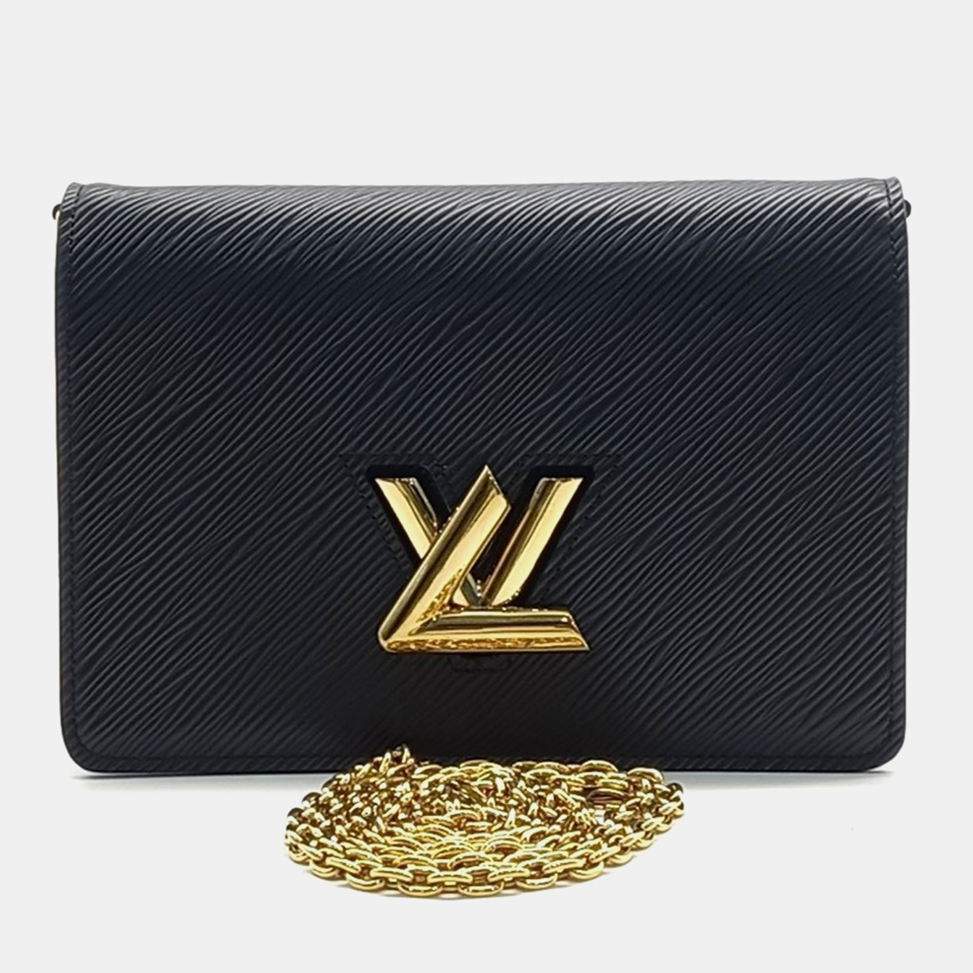 

Louis Vuitton Black Leather Epi Twist Belt Crossbody Bag