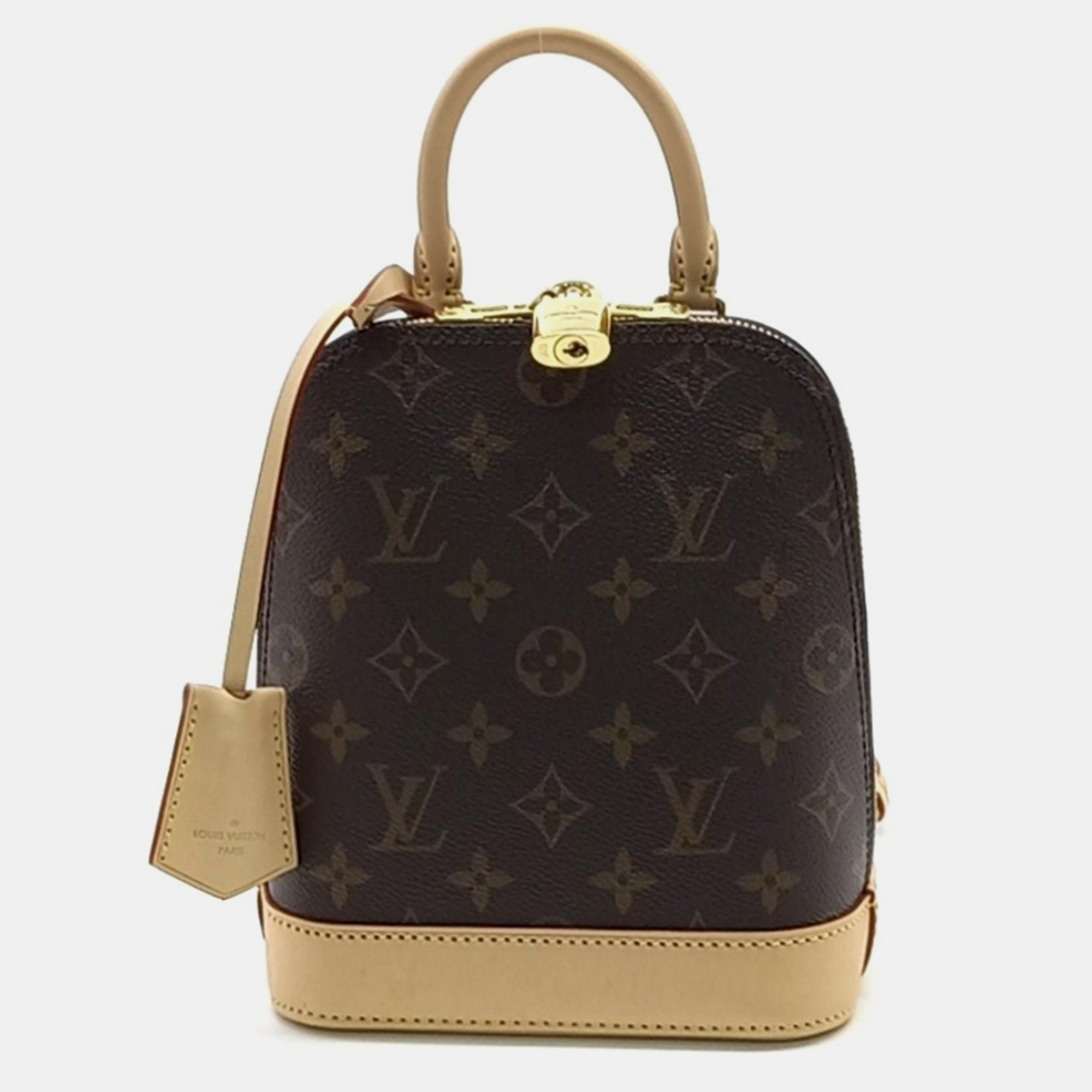 

Louis Vuitton Brown Coated Canvas Monogram Alma Backpack